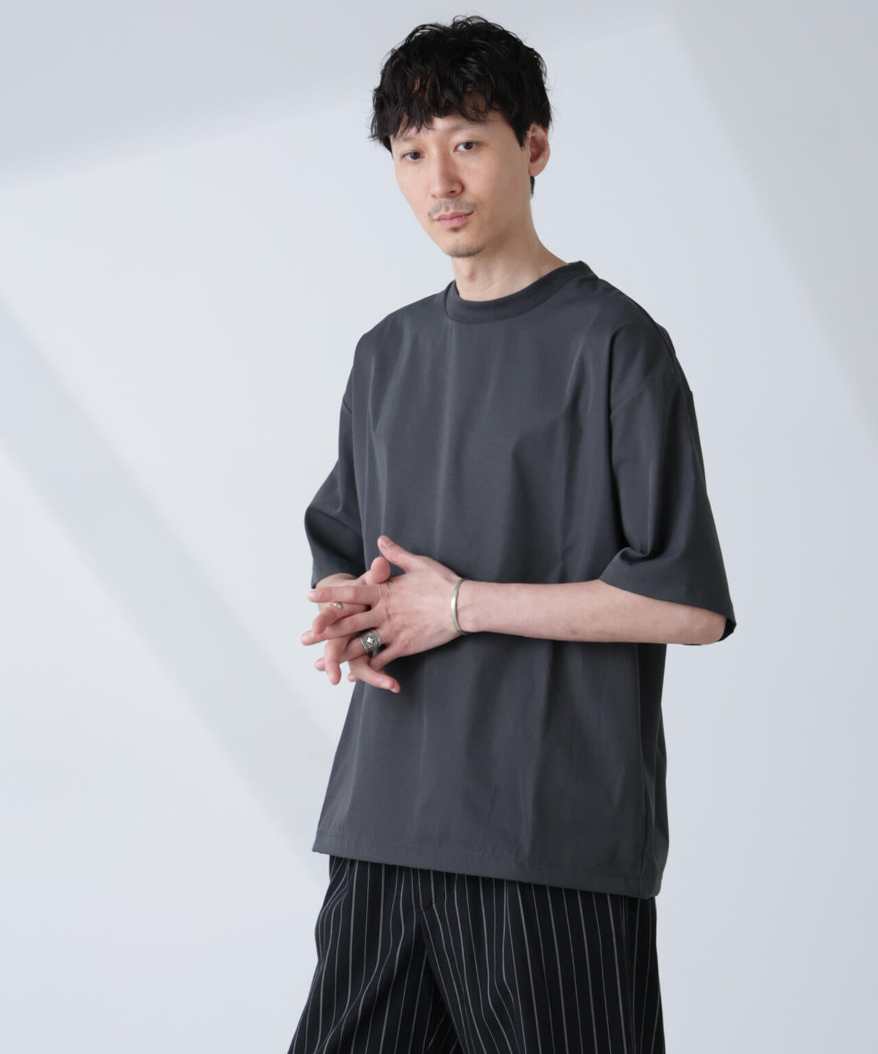 ストレッチファブリックバルーンTシャツ