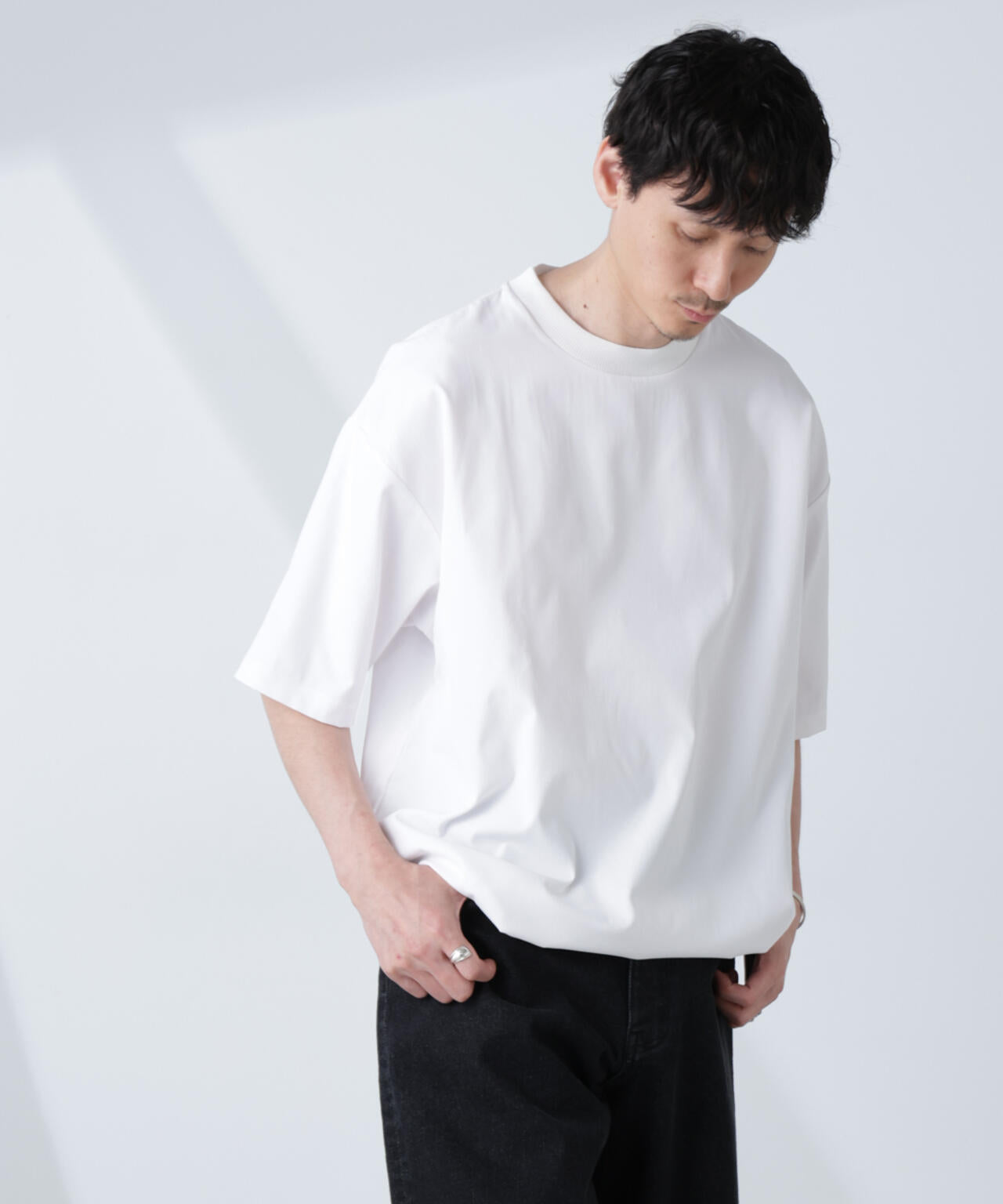 ストレッチファブリックバルーンTシャツ
