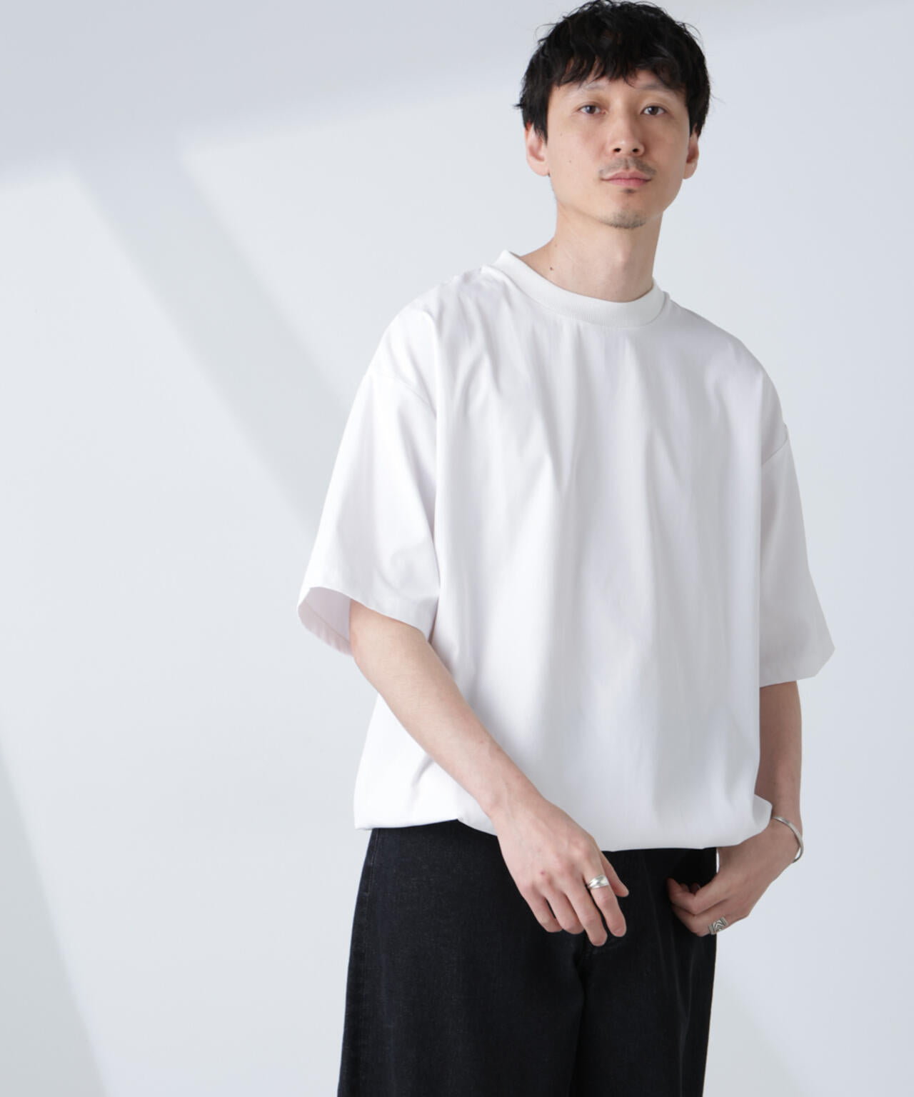 ストレッチファブリックバルーンTシャツ