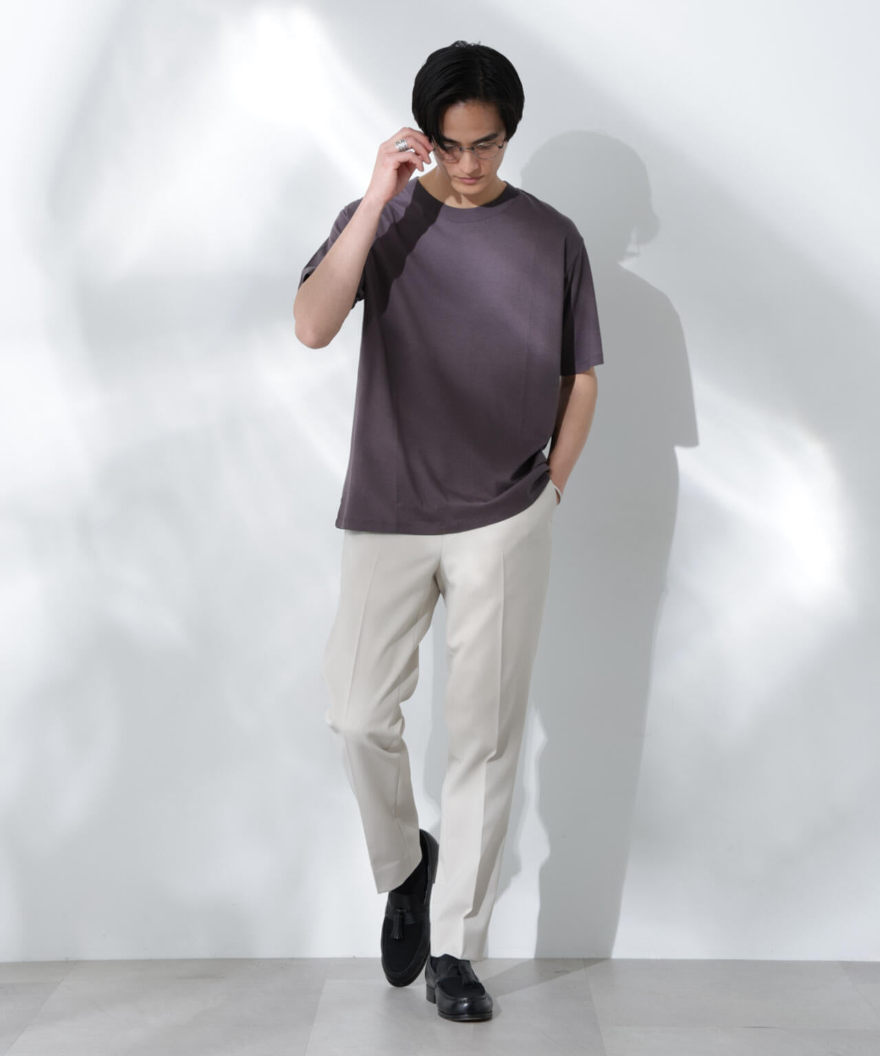 Anti Soaked(R)汗染み防止 De Light ミドルシルエットTシャツ