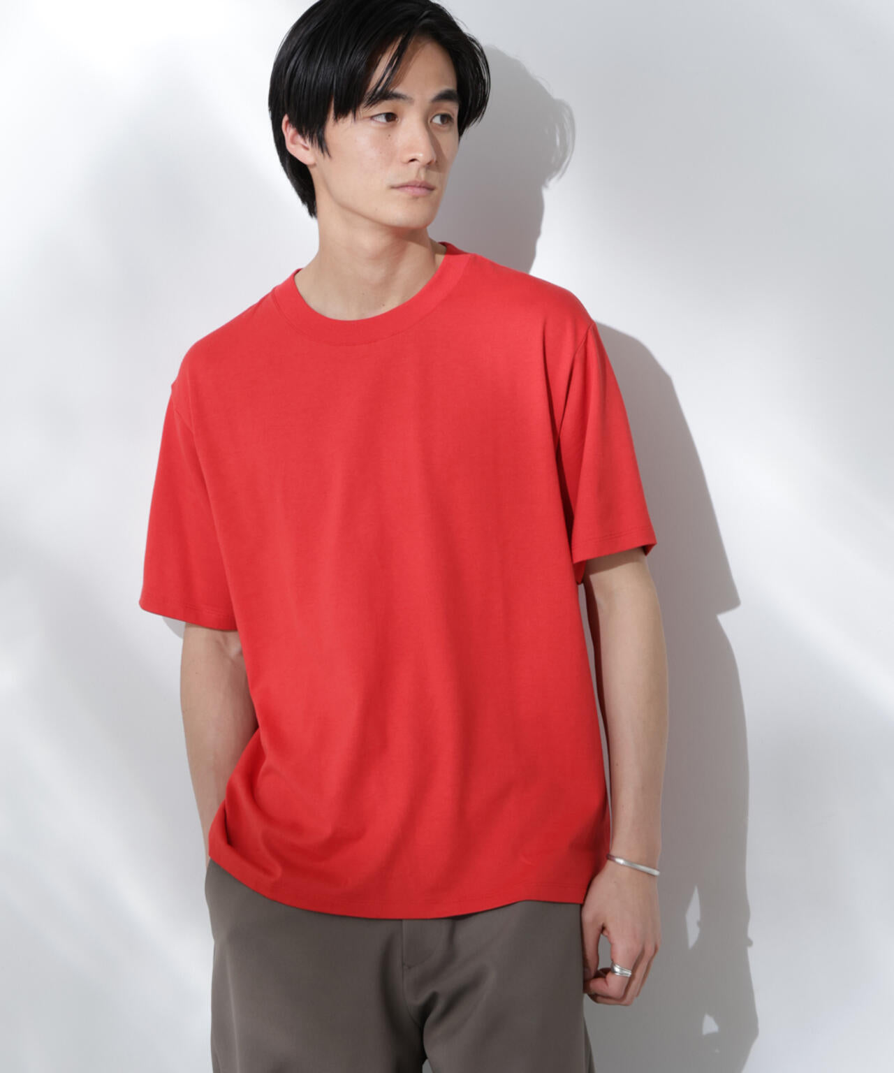 Anti Soaked(R)汗染み防止 De Light ミドルシルエットTシャツ