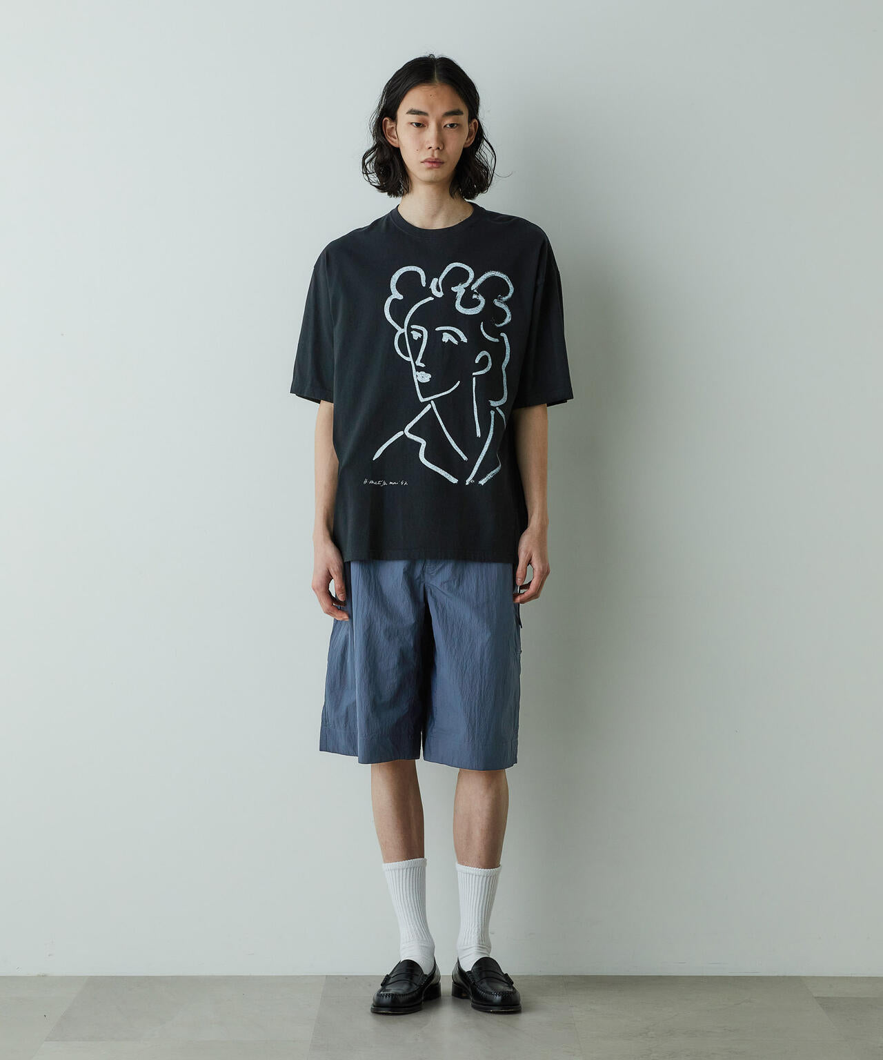 「HOTEL PALACE」オテルパラス アンリマティス アートグラフィックTシャツB