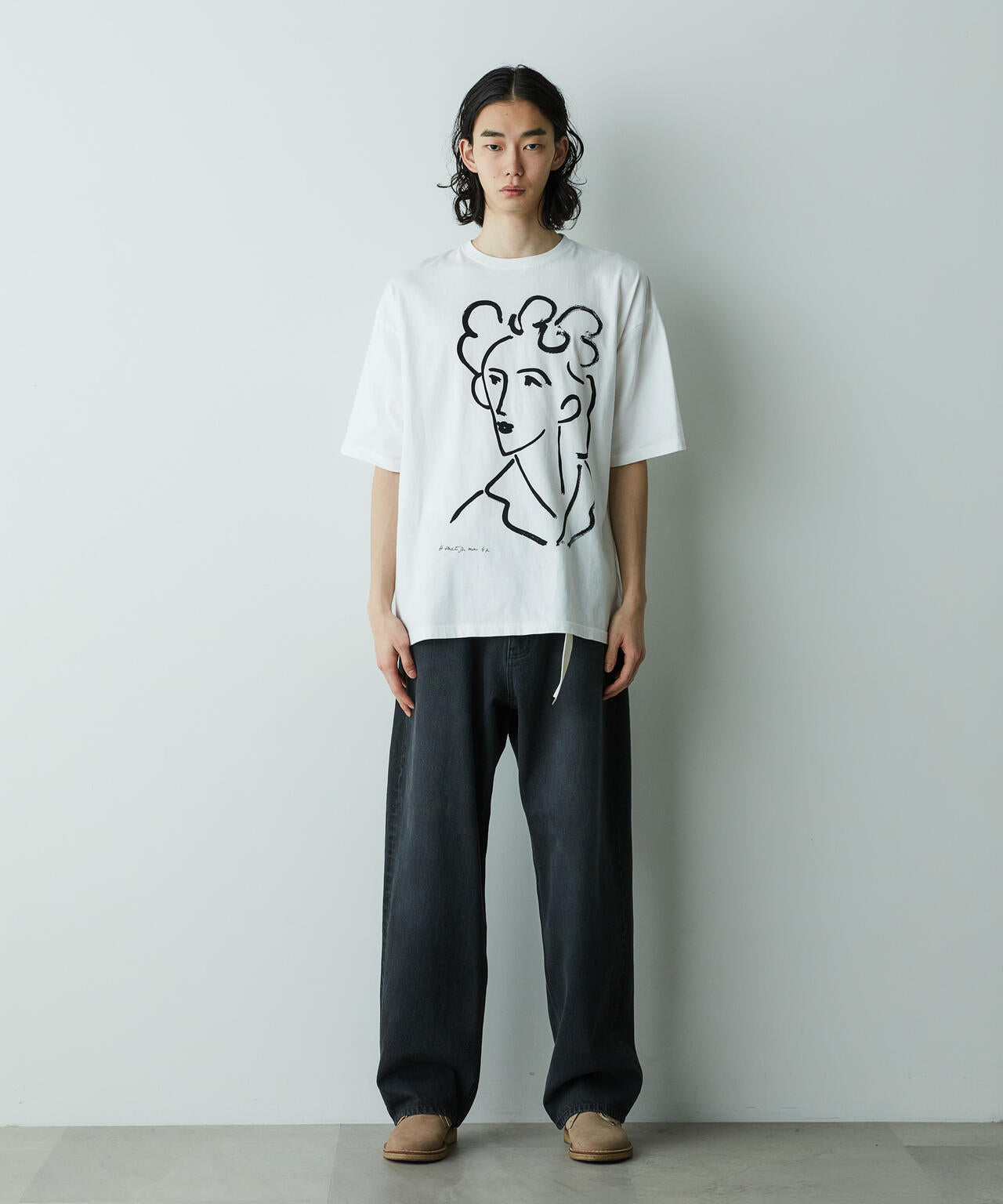 「HOTEL PALACE」オテルパラス アンリマティス アートグラフィックTシャツB