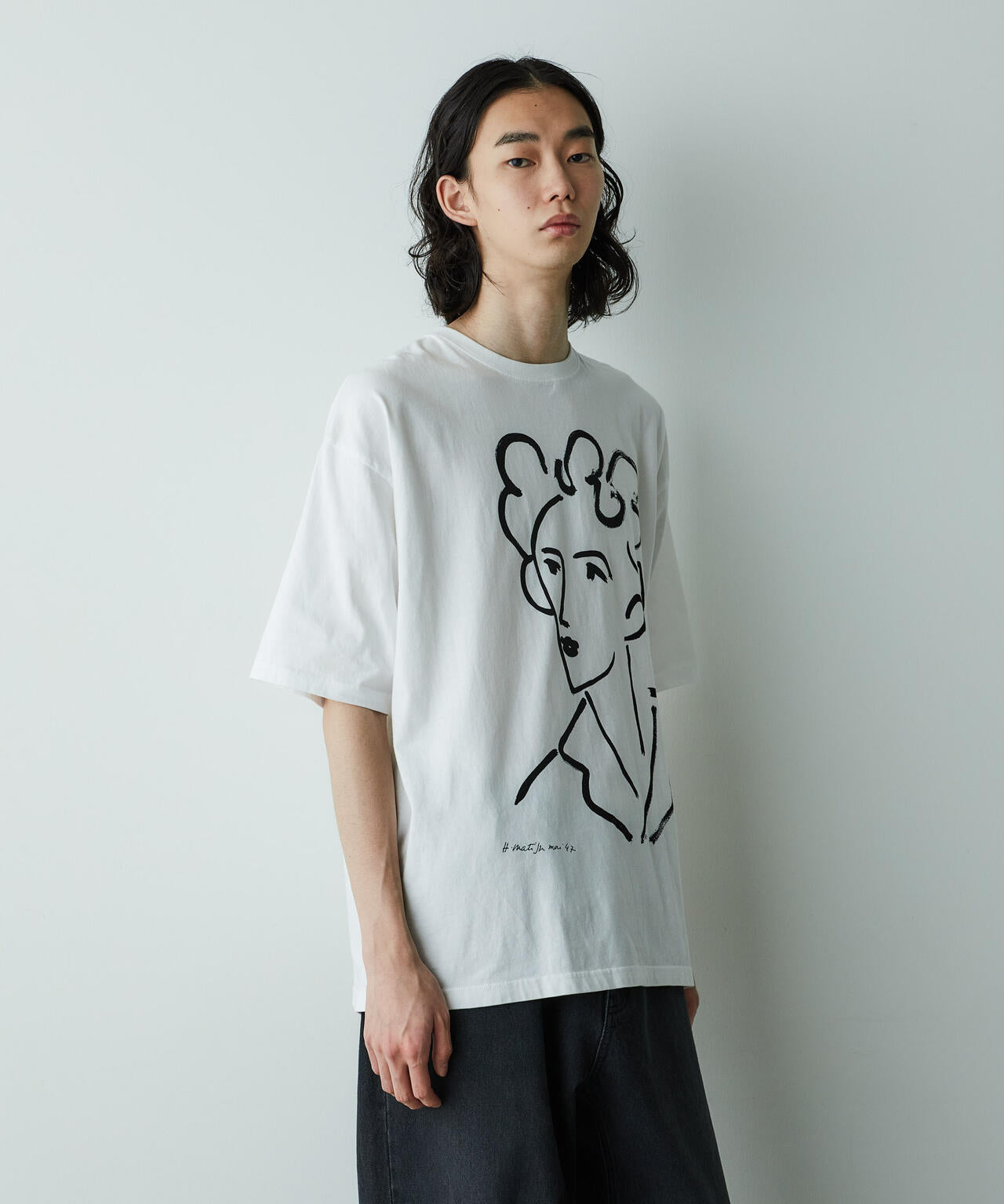 「HOTEL PALACE」オテルパラス アンリマティス アートグラフィックTシャツB