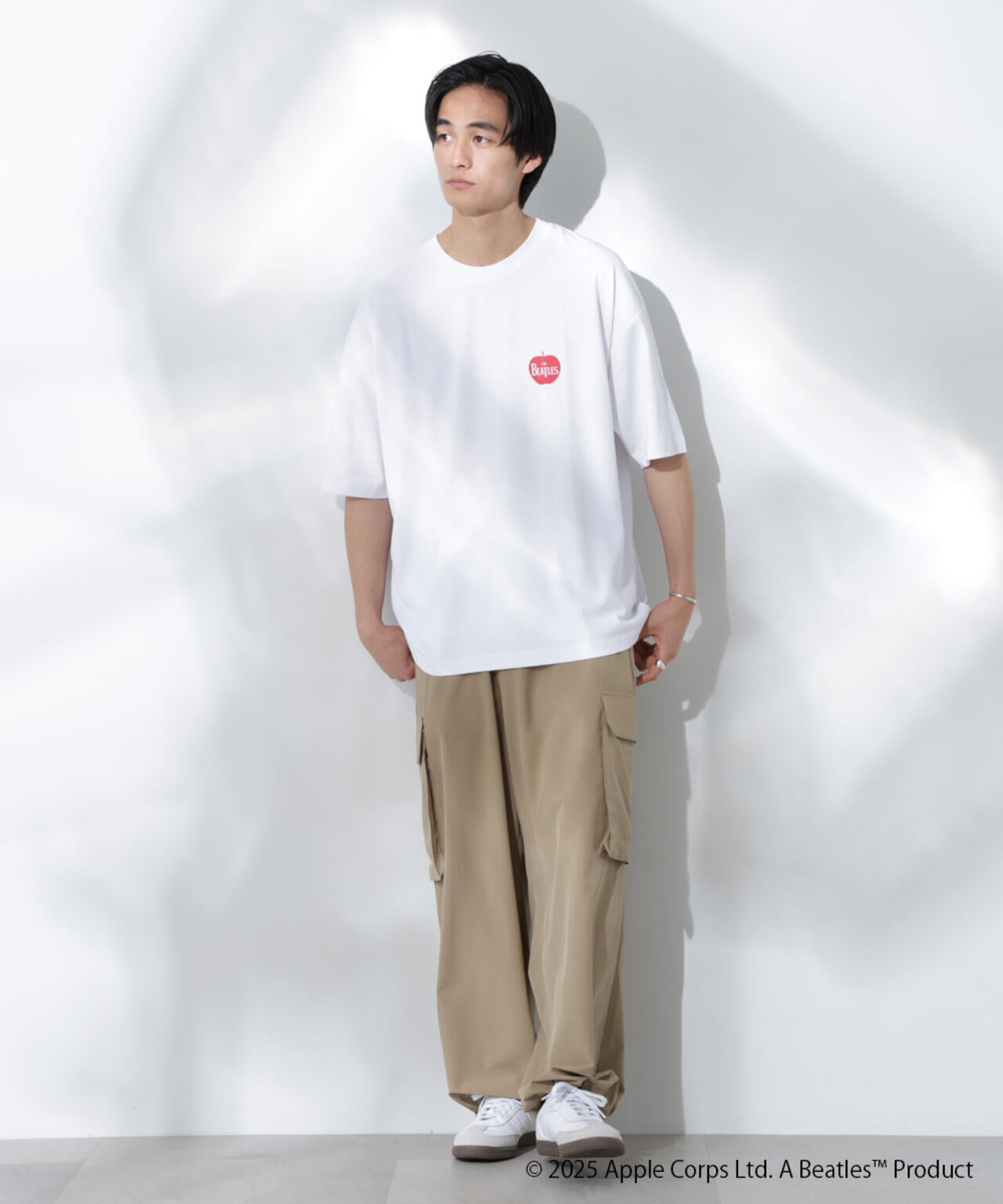 Anti Soaked(R)×BEATLES APPLEロゴ 汗染み防止Tシャツ