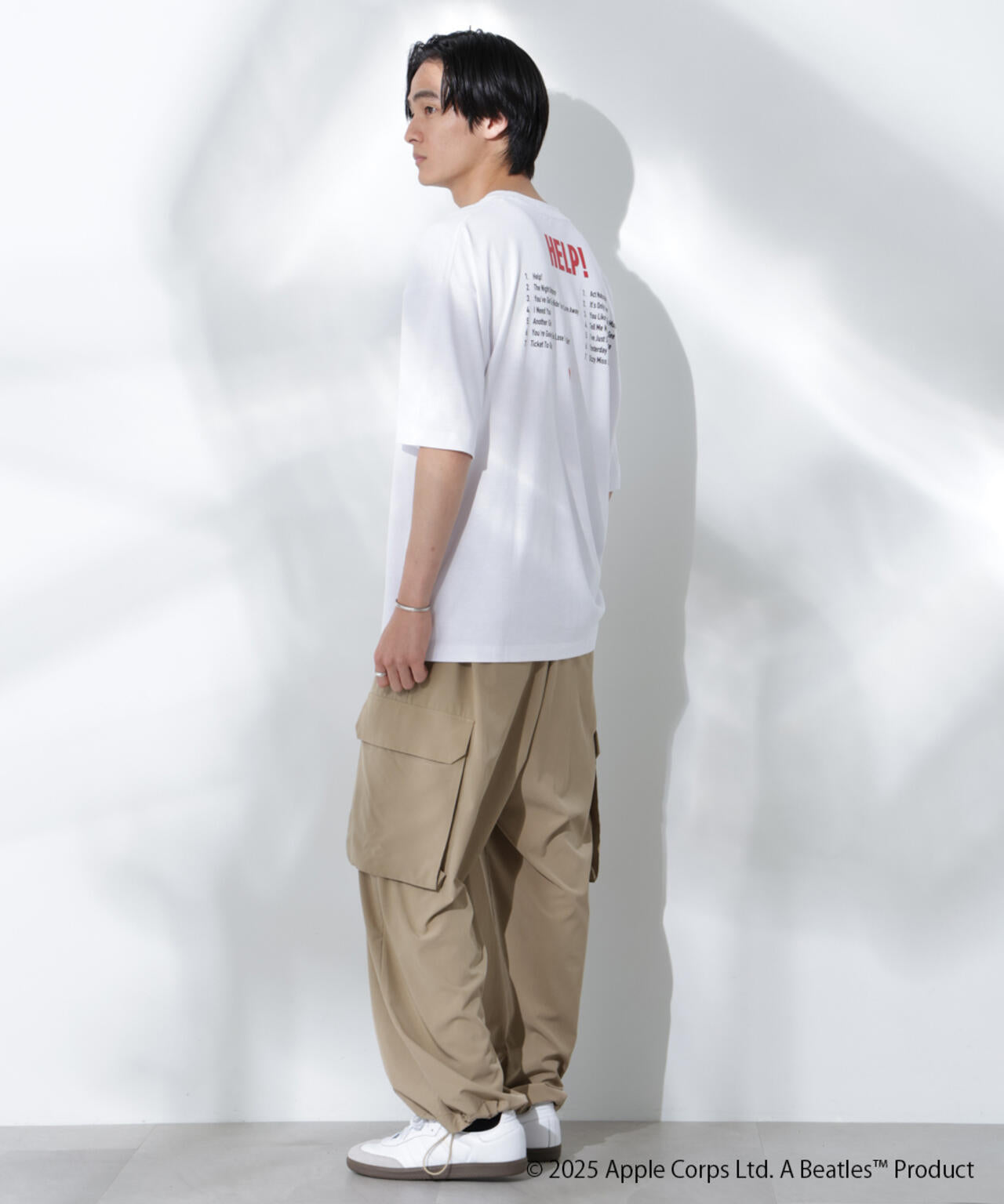 Anti Soaked(R)×BEATLES APPLEロゴ 汗染み防止Tシャツ