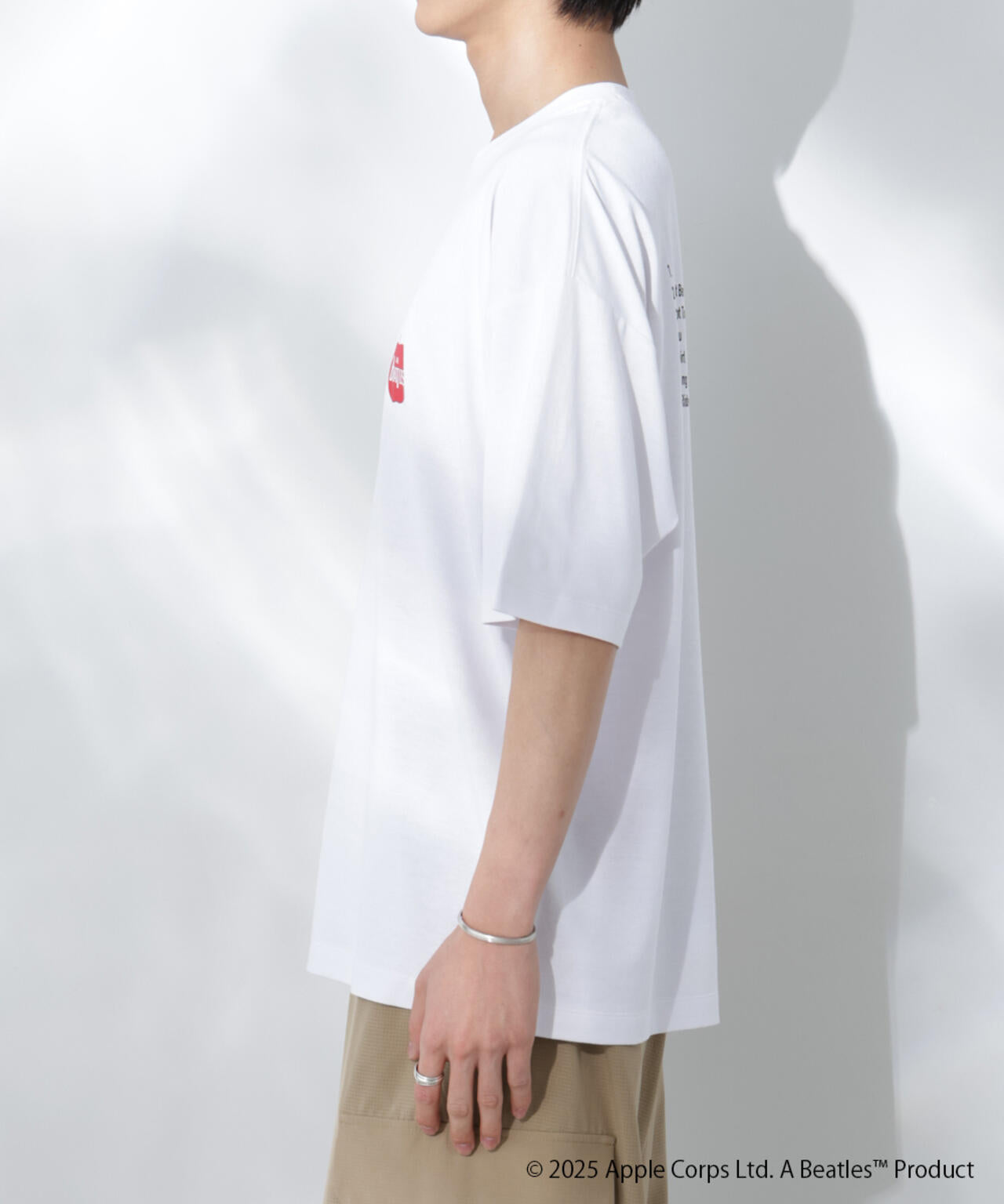 Anti Soaked(R)×BEATLES APPLEロゴ 汗染み防止Tシャツ