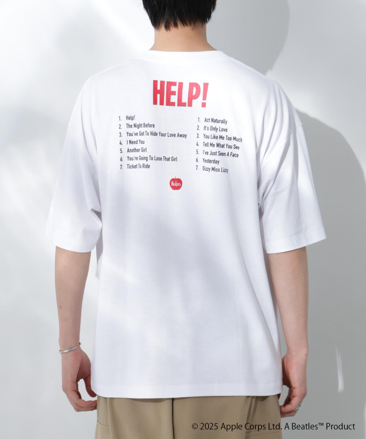 Anti Soaked(R)×BEATLES APPLEロゴ 汗染み防止Tシャツ