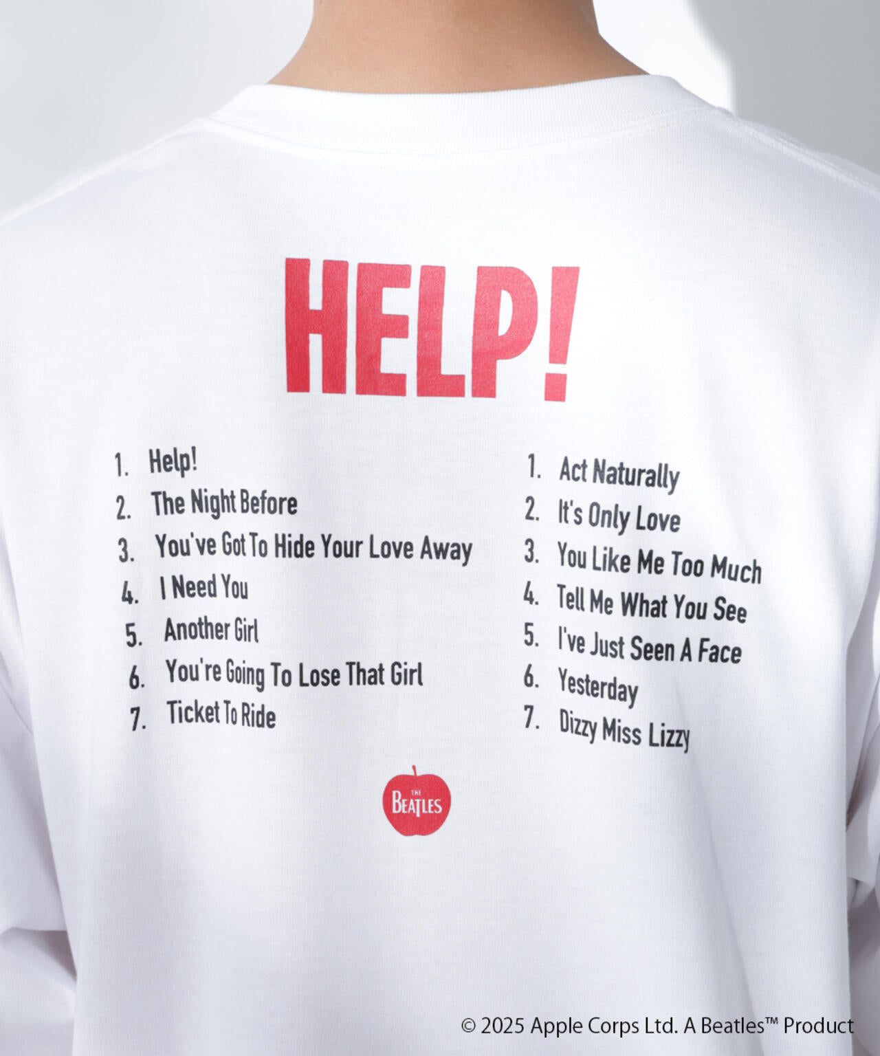 Anti Soaked(R)×BEATLES APPLEロゴ 汗染み防止Tシャツ