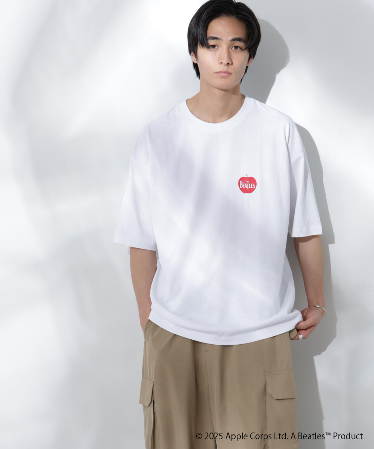 Anti Soaked(R)×BEATLES APPLEロゴ 汗染み防止Tシャツ