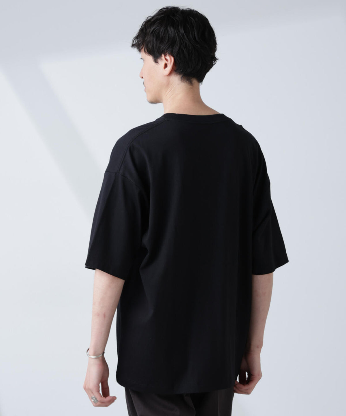 WEB限定/Anti Soaked(R) 汗染み防止 クルーネック ビッグシルエットTシャツ
