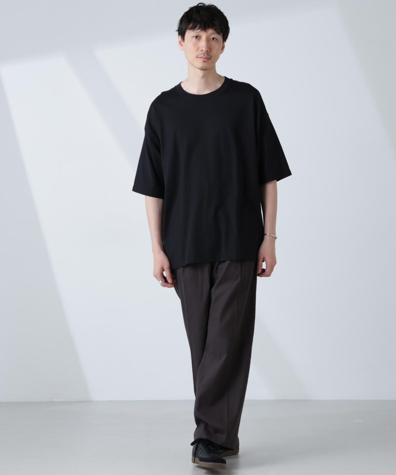 WEB限定/Anti Soaked(R) 汗染み防止 クルーネック ビッグシルエットTシャツ