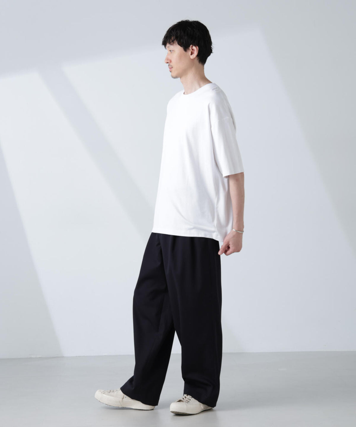 WEB限定/Anti Soaked(R) 汗染み防止 クルーネック ビッグシルエットTシャツ