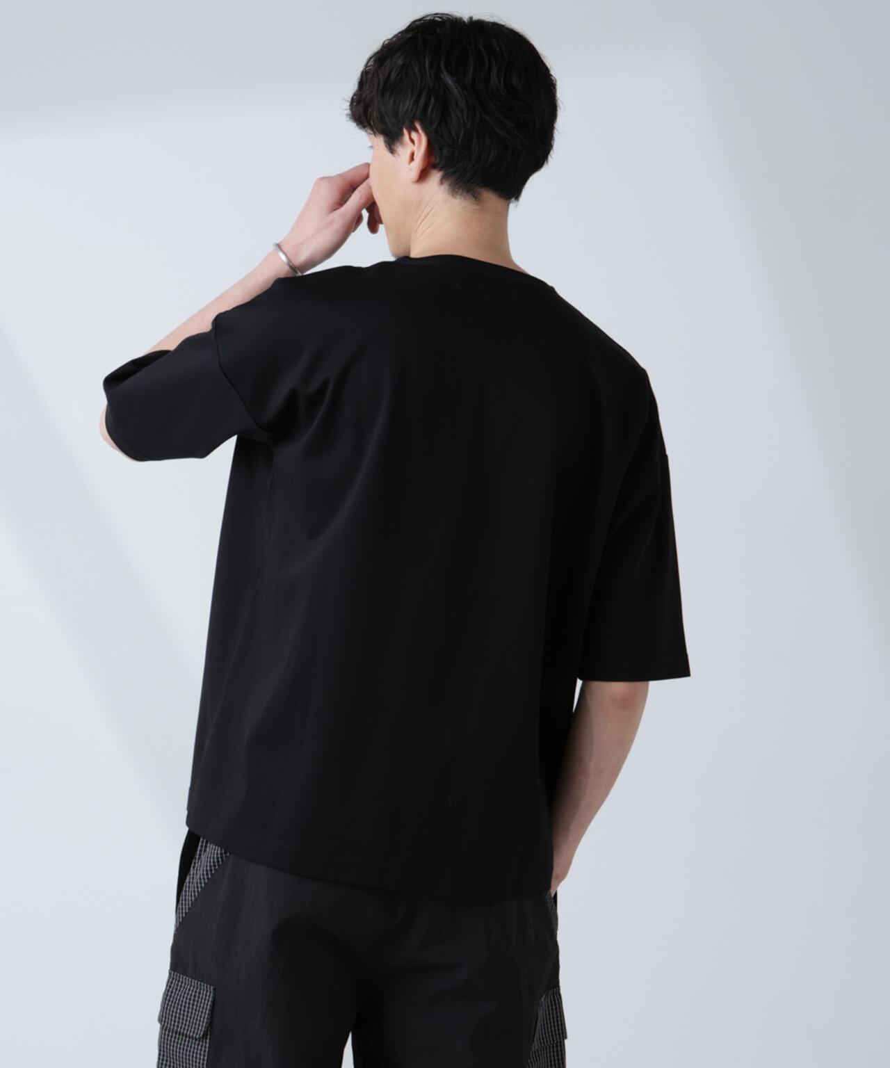 「NJ/CLUB」モクロディ ボートネック ビッグTシャツ