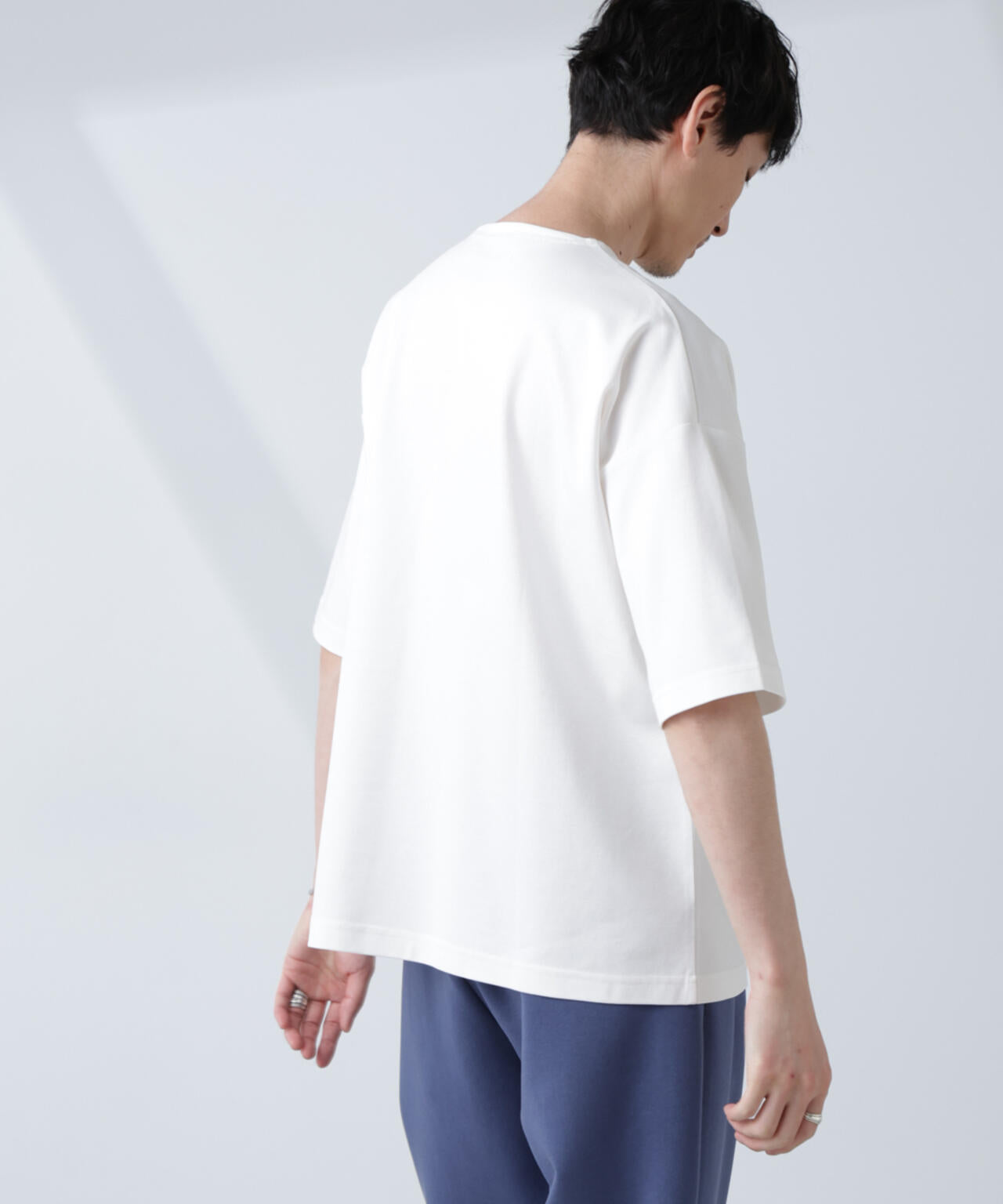 「NJ/CLUB」モクロディ ボートネック ビッグTシャツ