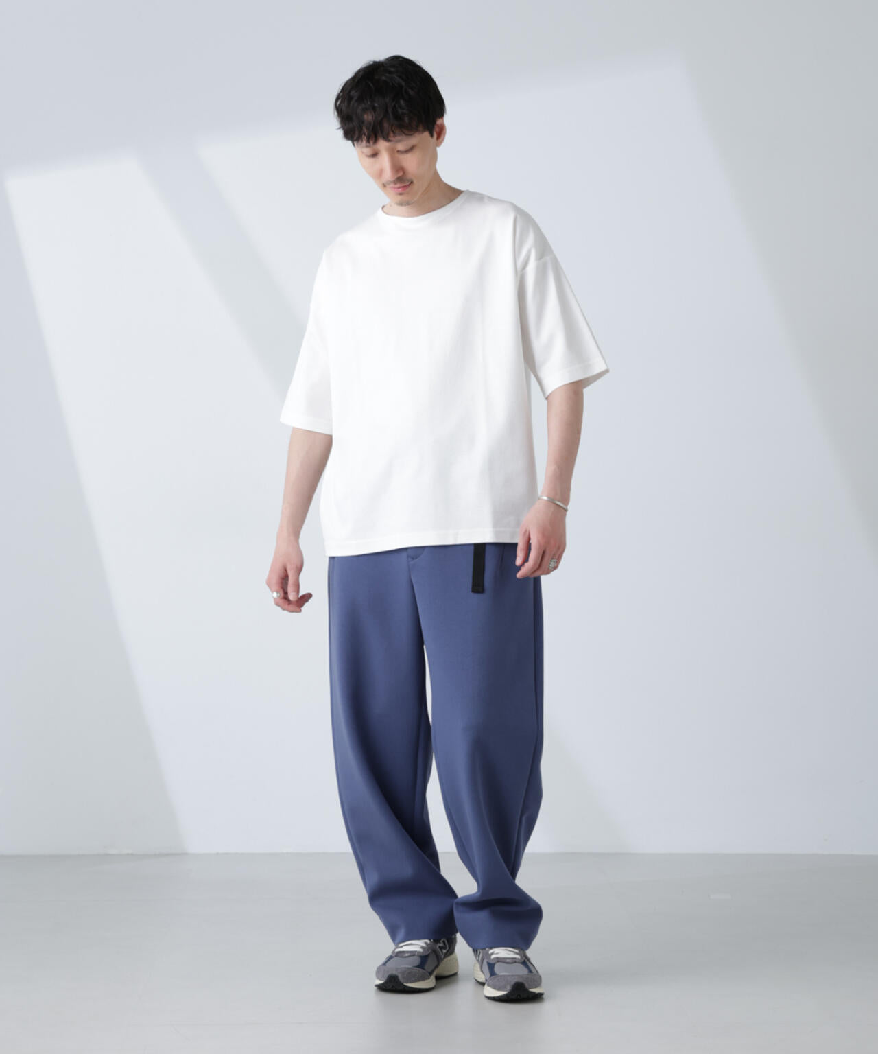 「NJ/CLUB」モクロディ ボートネック ビッグTシャツ