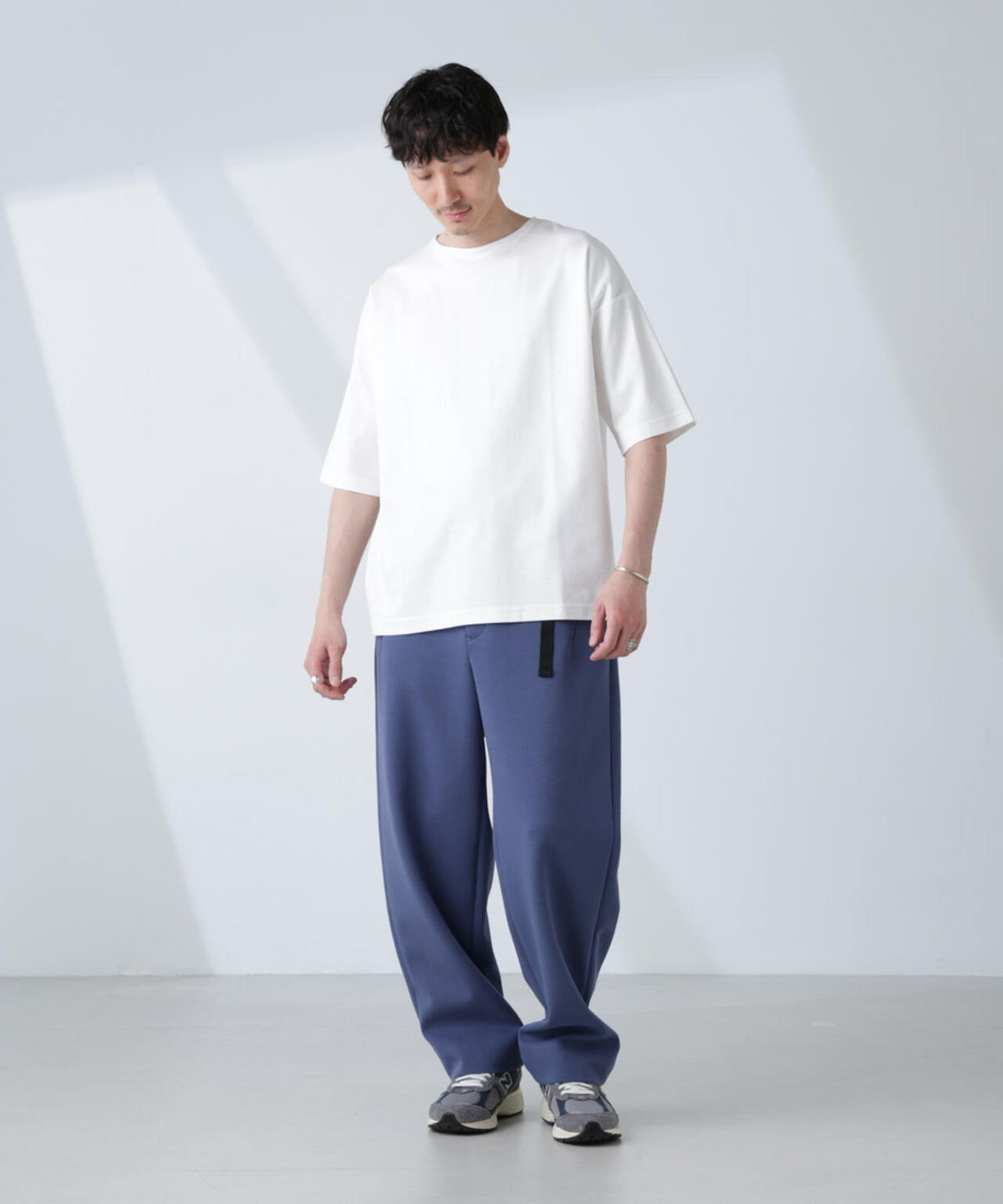 「NJ/CLUB」モクロディ ボートネック ビッグTシャツ