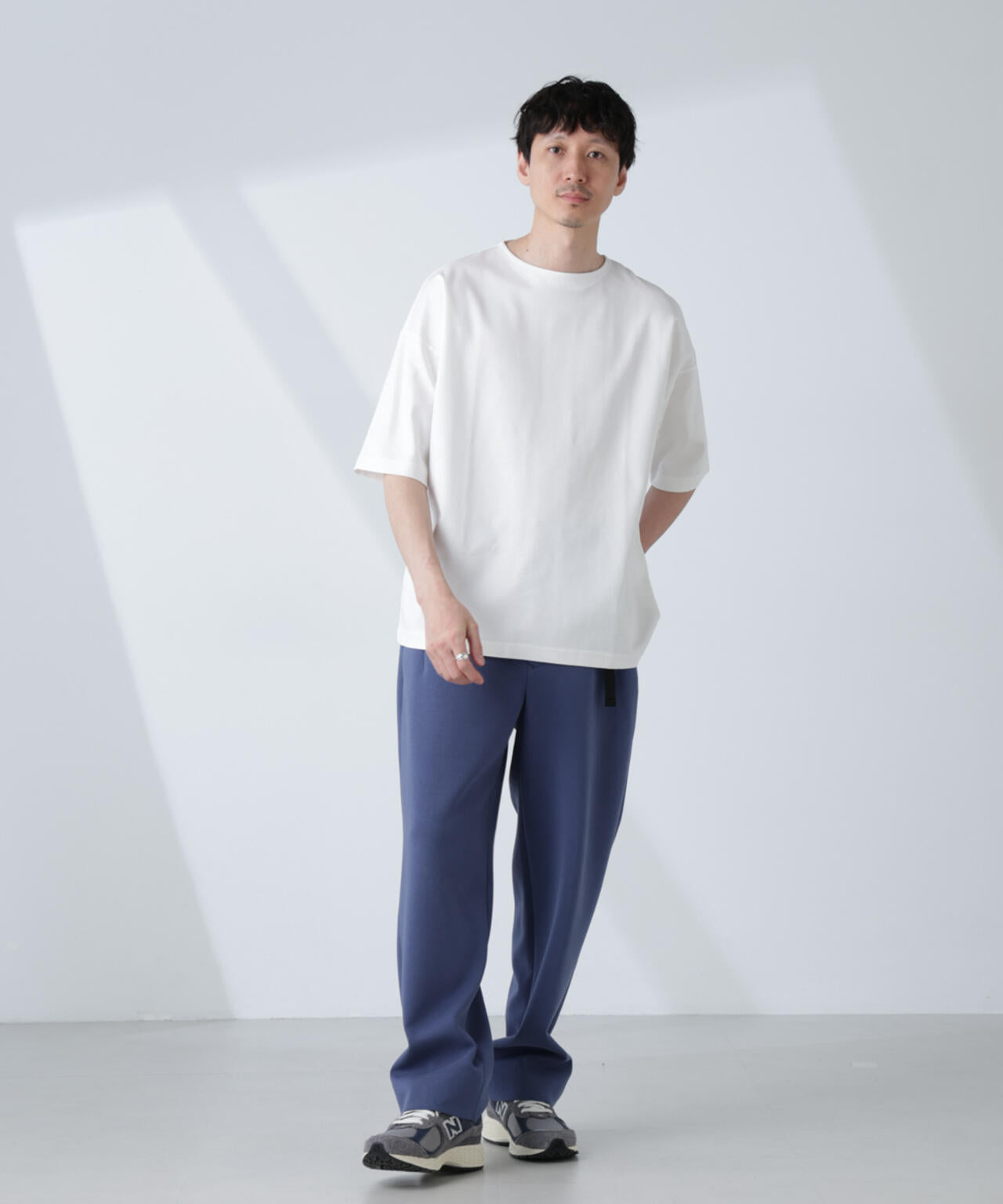 「NJ/CLUB」モクロディ ボートネック ビッグTシャツ