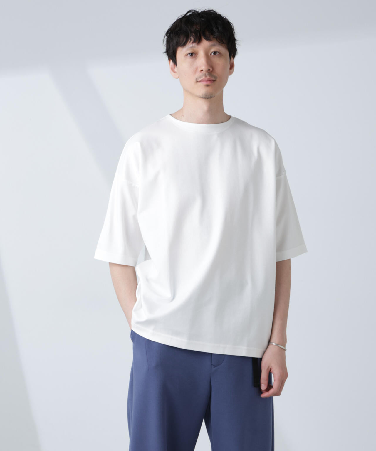 「NJ/CLUB」モクロディ ボートネック ビッグTシャツ