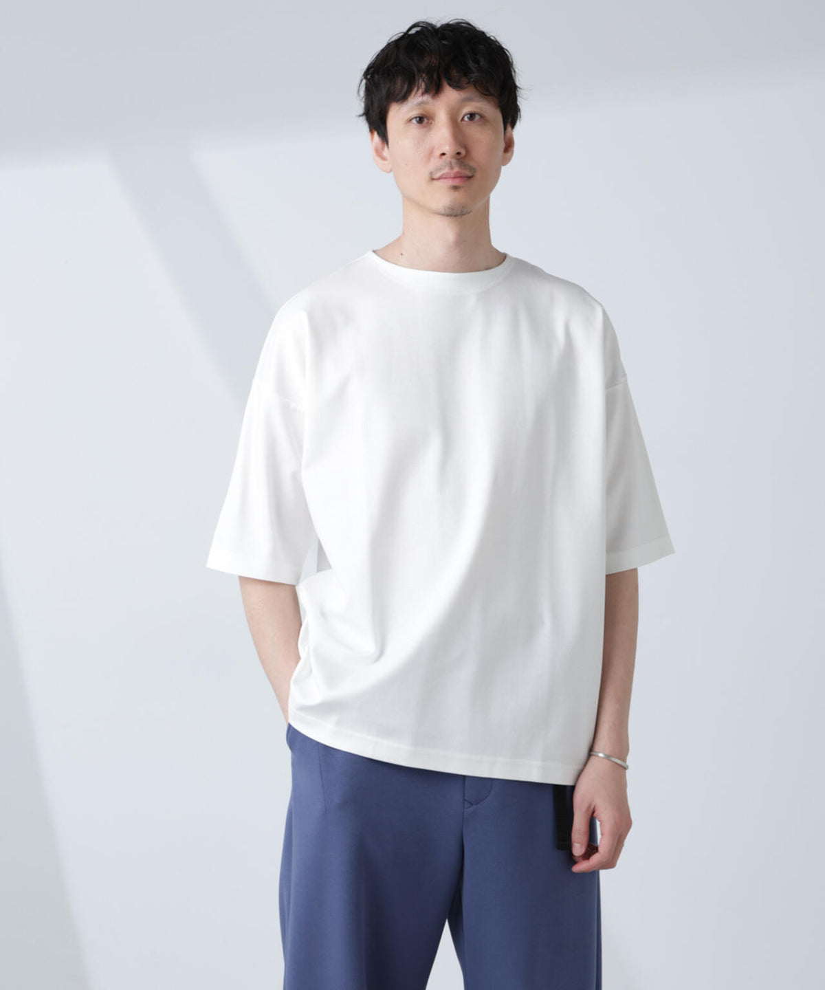 「NJ/CLUB」モクロディ ボートネック ビッグTシャツ