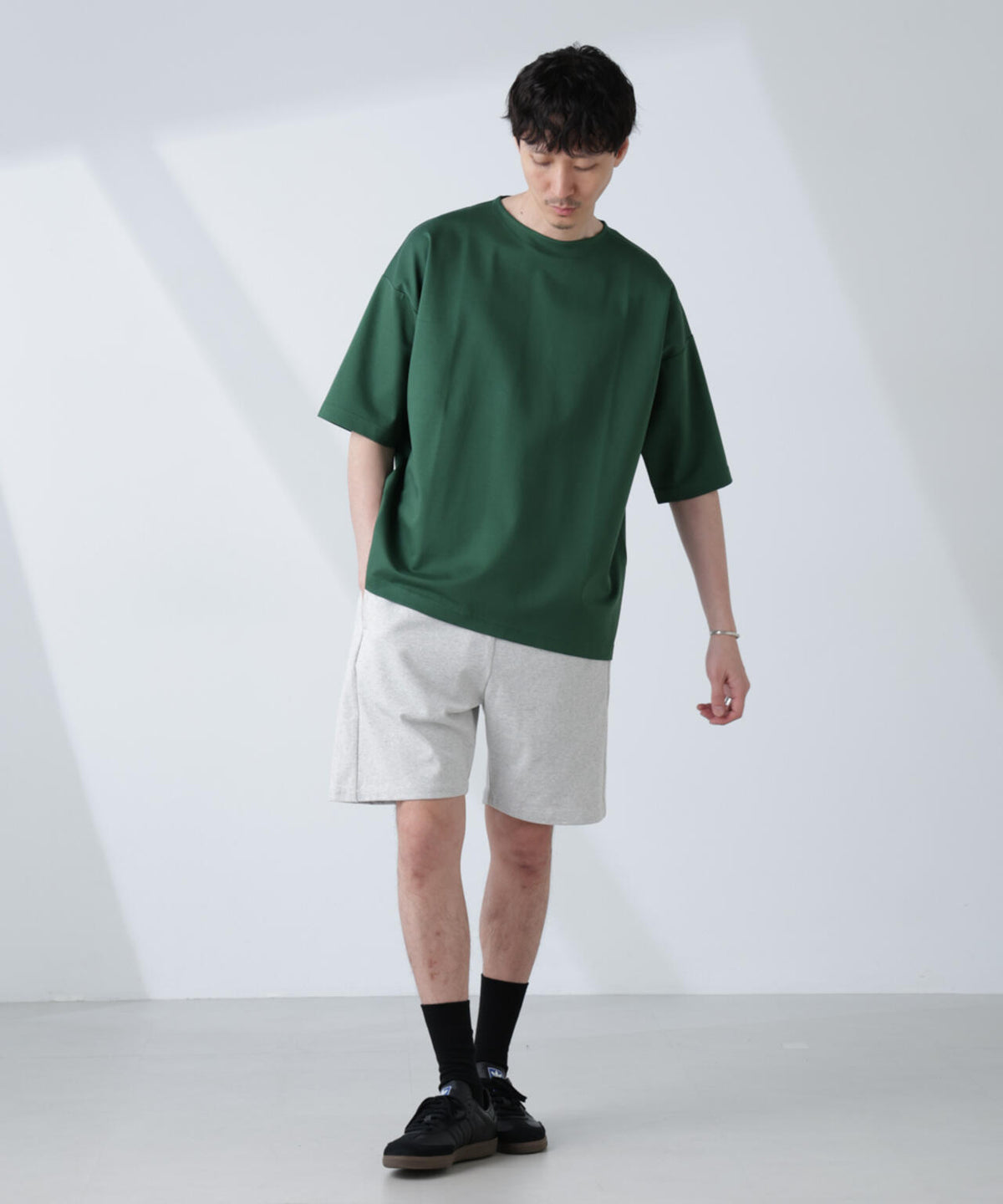 「NJ/CLUB」モクロディ ボートネック ビッグTシャツ