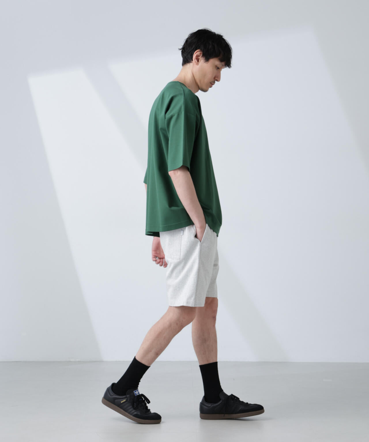 「NJ/CLUB」モクロディ ボートネック ビッグTシャツ