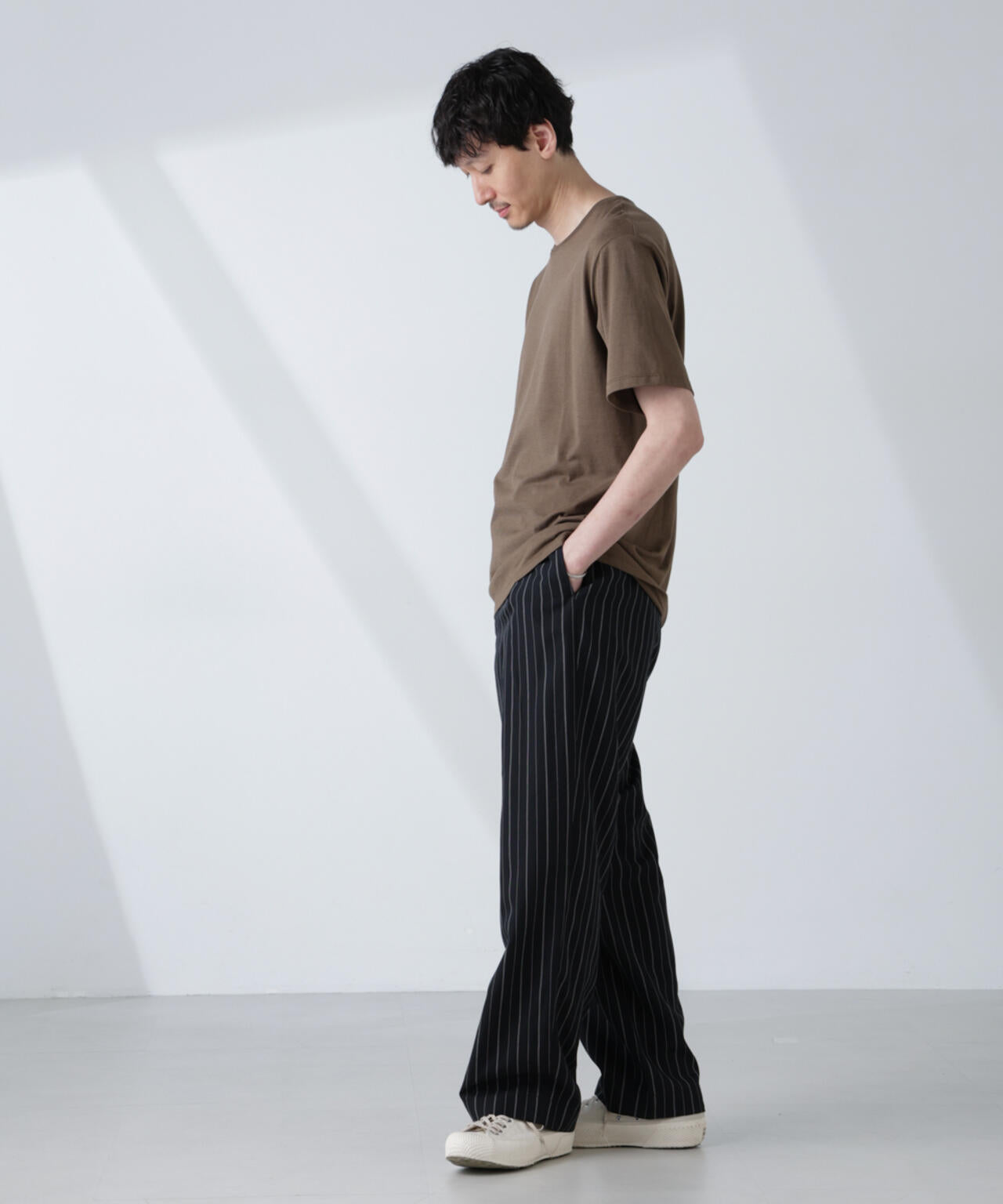 ソラーロライトストレッチクルーネックTシャツ(セットアップ可)