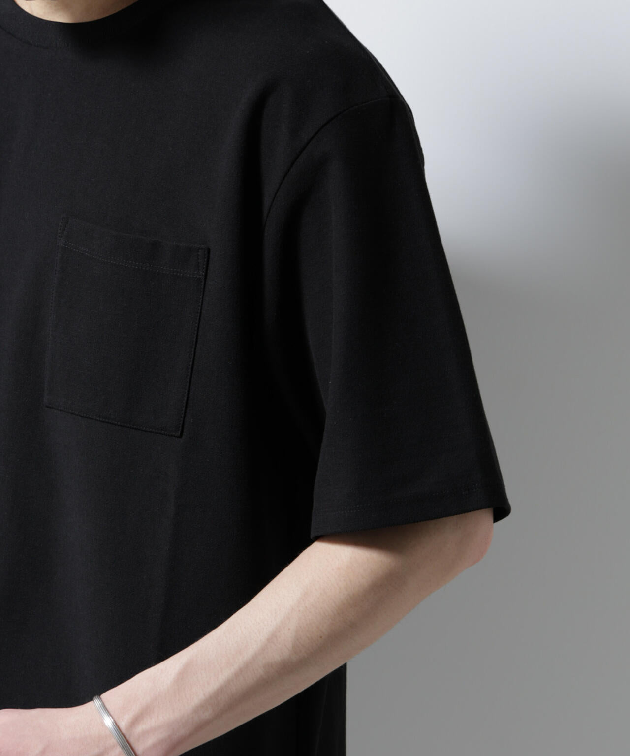 「MC」coveross(R)ツイル調 冷感プレーティング天竺 ポケットTシャツ