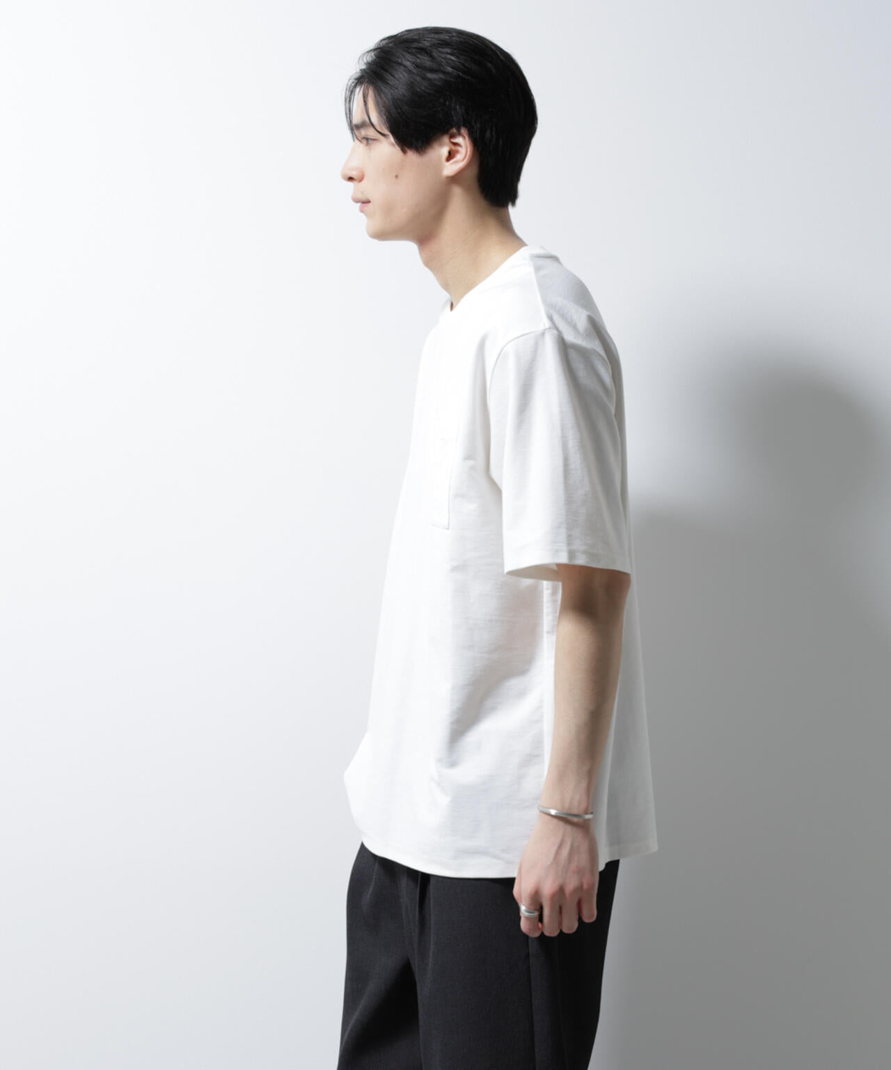 「MC」coveross(R)ツイル調 冷感プレーティング天竺 ポケットTシャツ