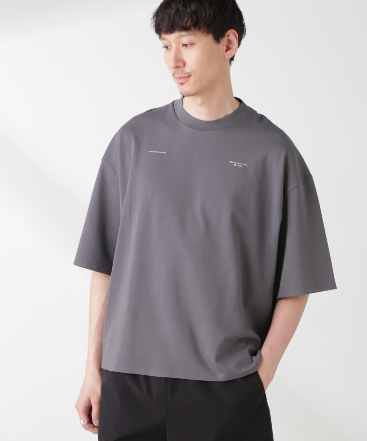 「EVERLAST」 アンチスメル リラックスフィット プリントTシャツ