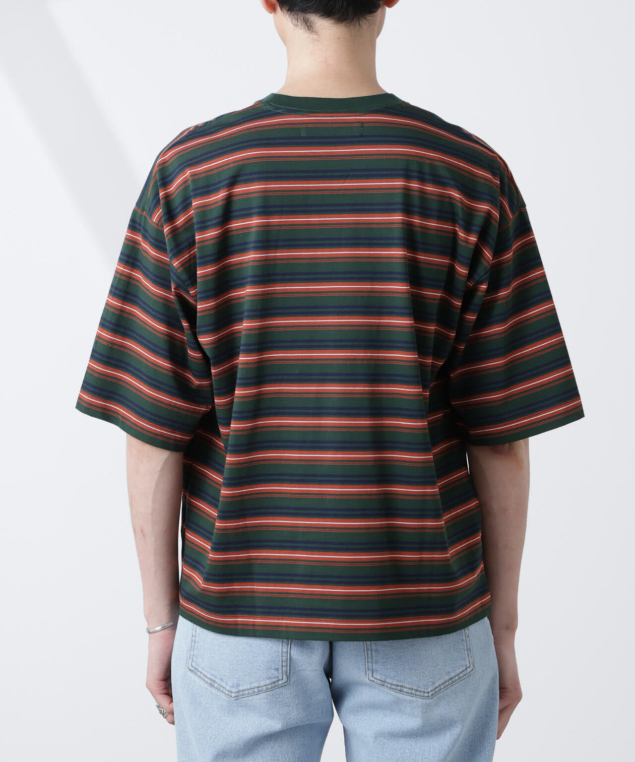 マイクロランダムボーダーTシャツ