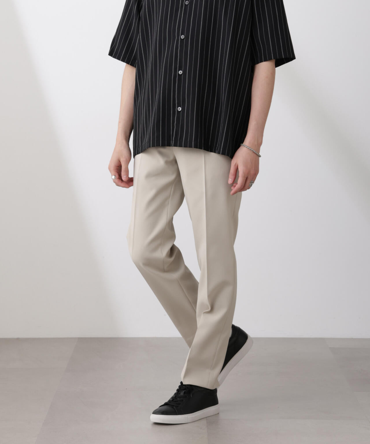 「SOIGNE」ECOPET(R)×AERO ツイルストレッチスラックス