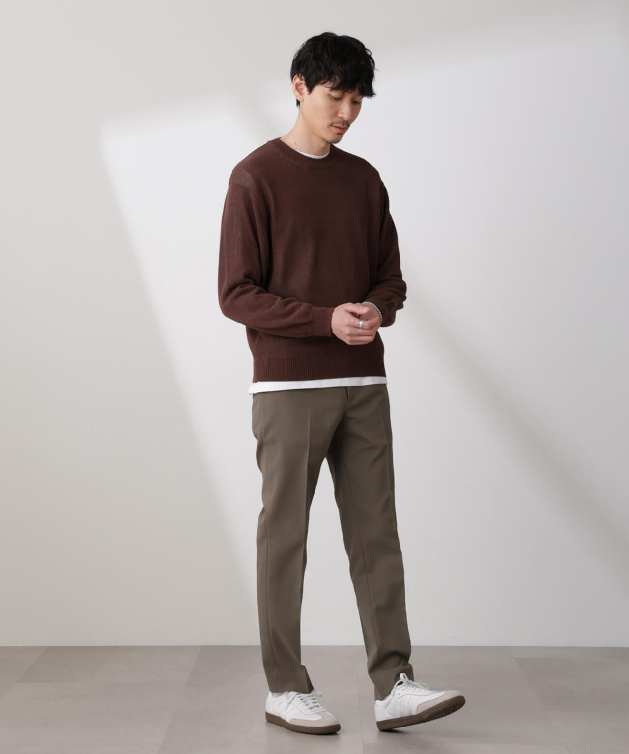 「SOIGNE」ECOPET(R)×AERO ツイルストレッチスラックス