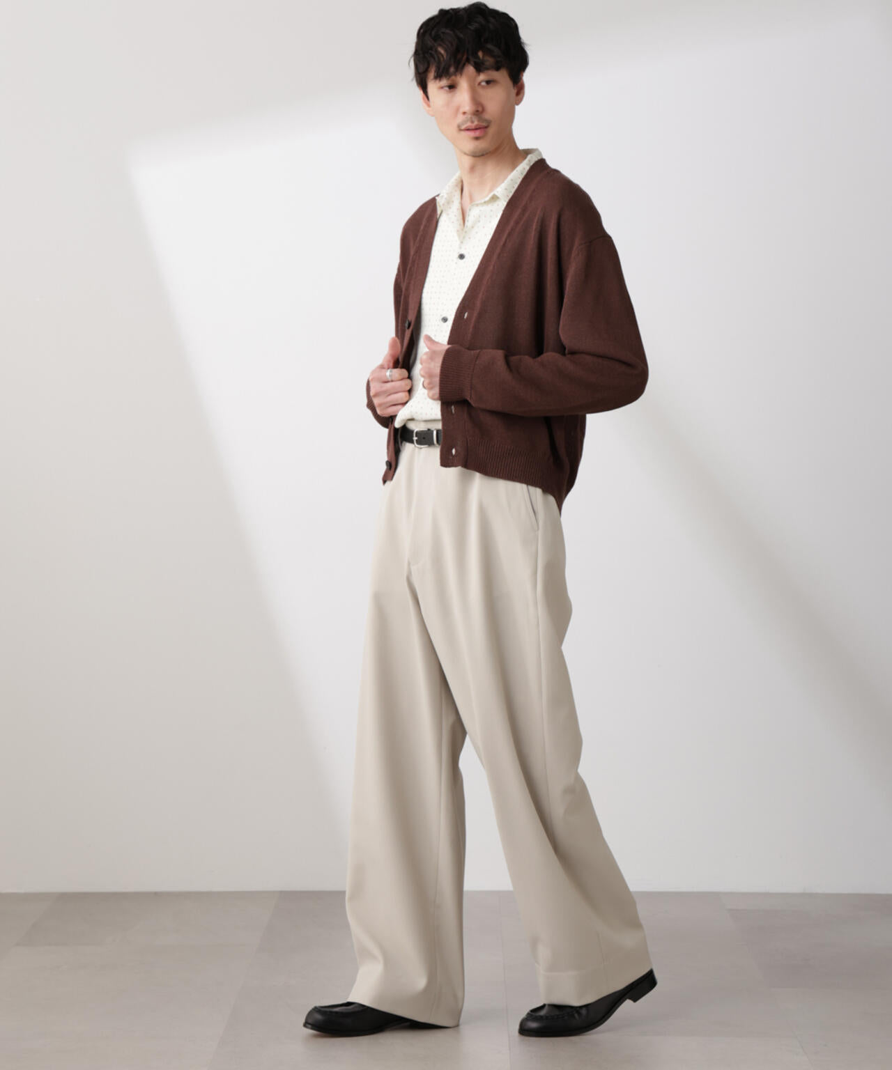 「SOIGNE」ECOPET(R)×AEROツイルストレッチチノスラックス