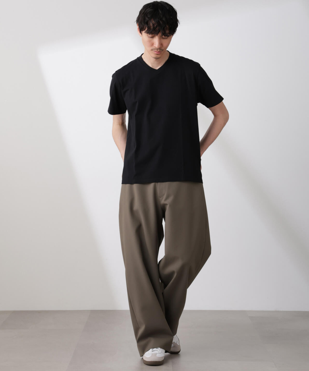 「SOIGNE」ECOPET(R)×AEROツイルストレッチチノスラックス