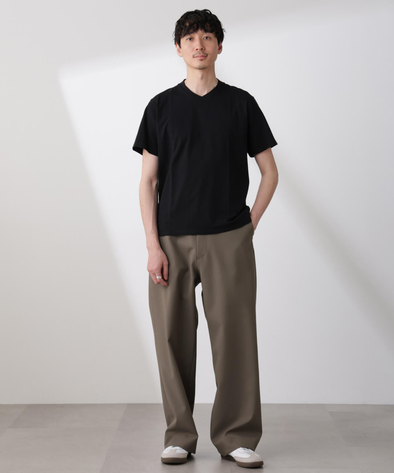 「SOIGNE」ECOPET(R)×AEROツイルストレッチチノスラックス