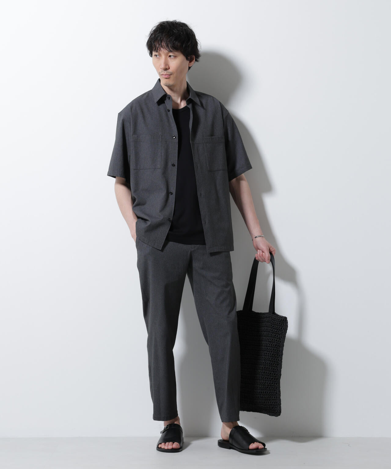 DotAir(R)ミニホールストレッチイージーパンツ/吸水速乾(セットアップ可)