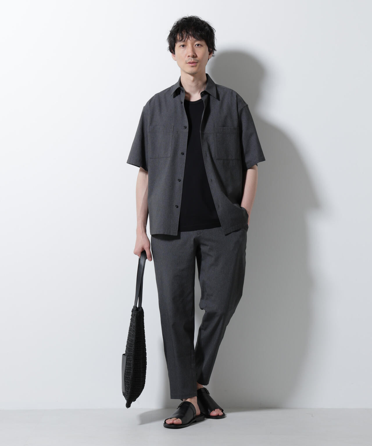 DotAir(R)ミニホールストレッチイージーパンツ/吸水速乾(セットアップ可)