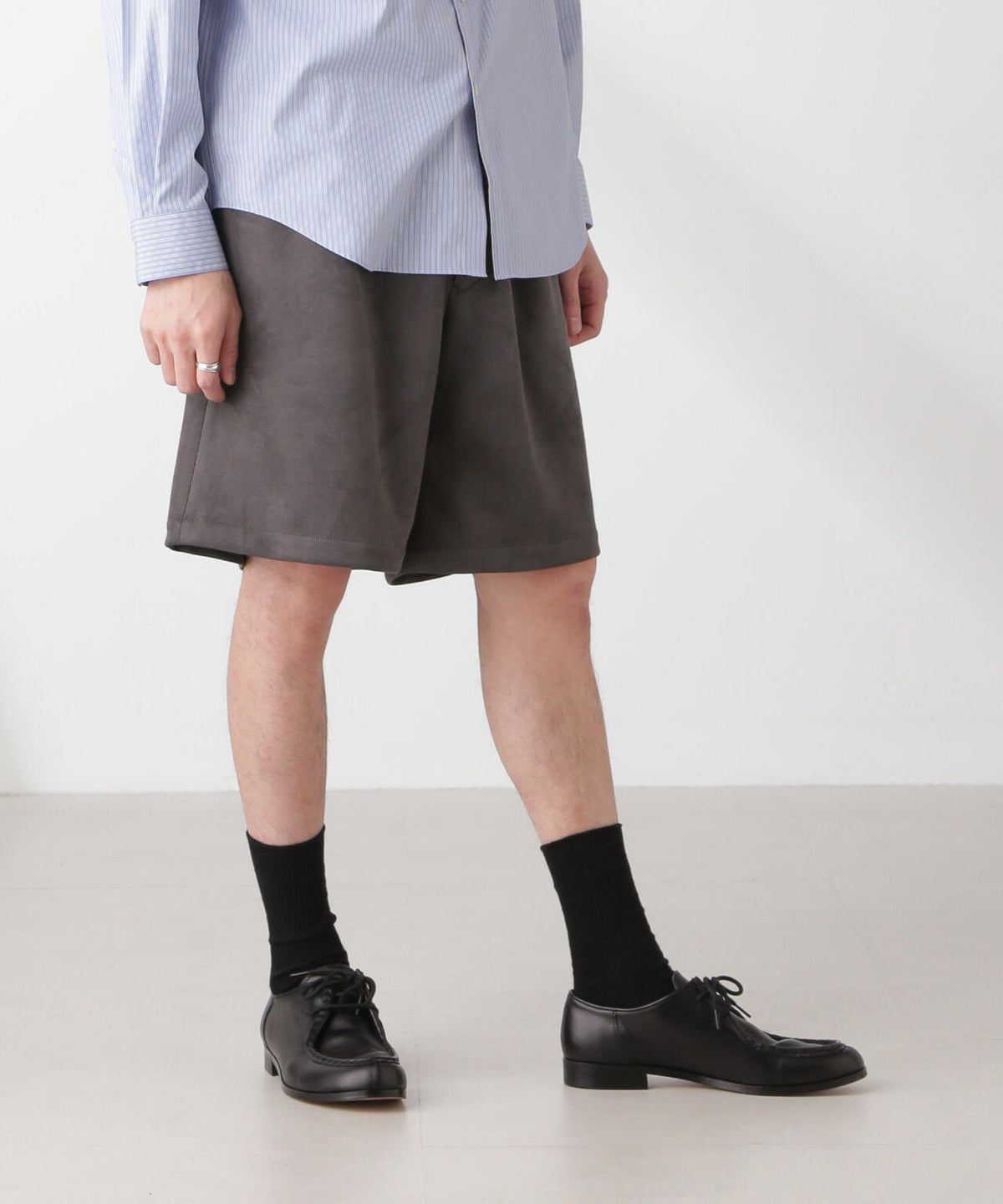 フェイクスエード イージーショートパンツ