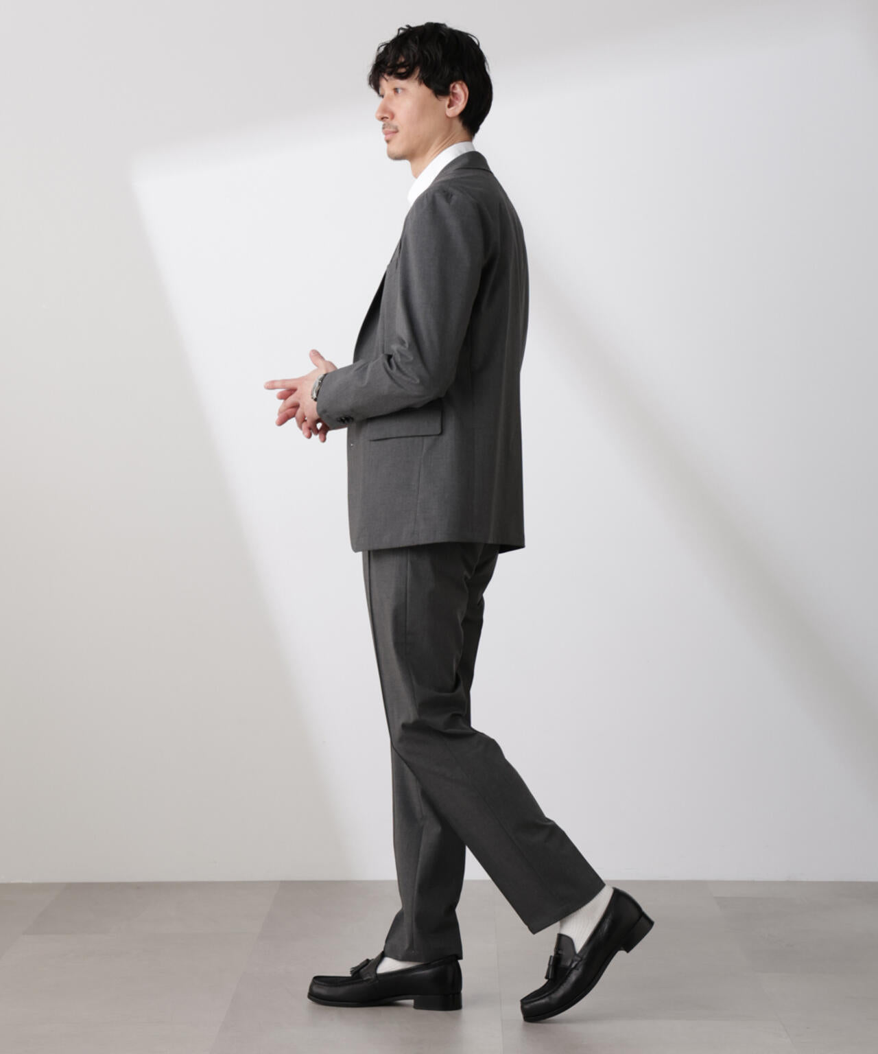 「N TROUSERS BASIC」トロピカルストレッチパンツ(セットアップ可)