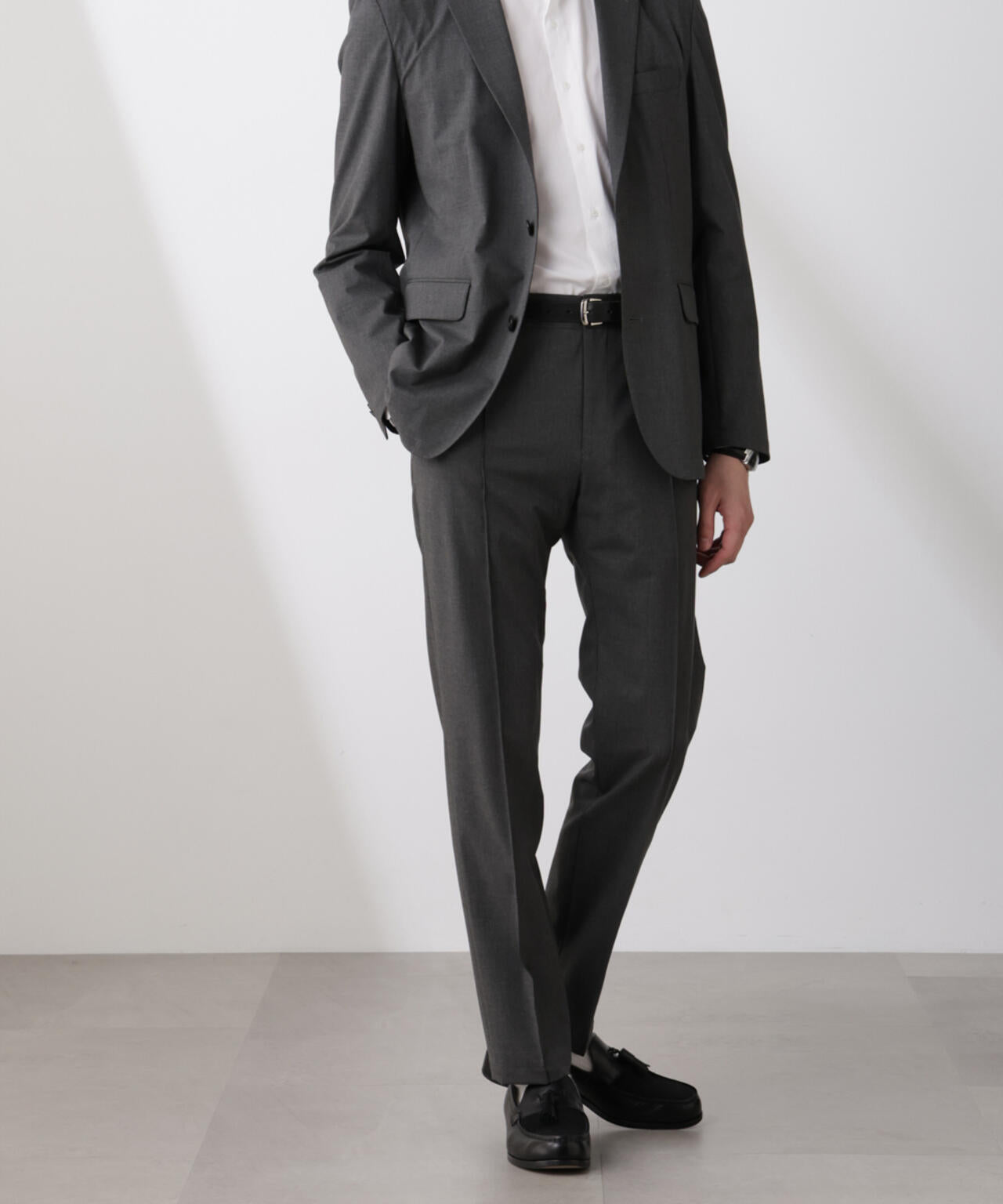 「N TROUSERS BASIC」トロピカルストレッチパンツ(セットアップ可)