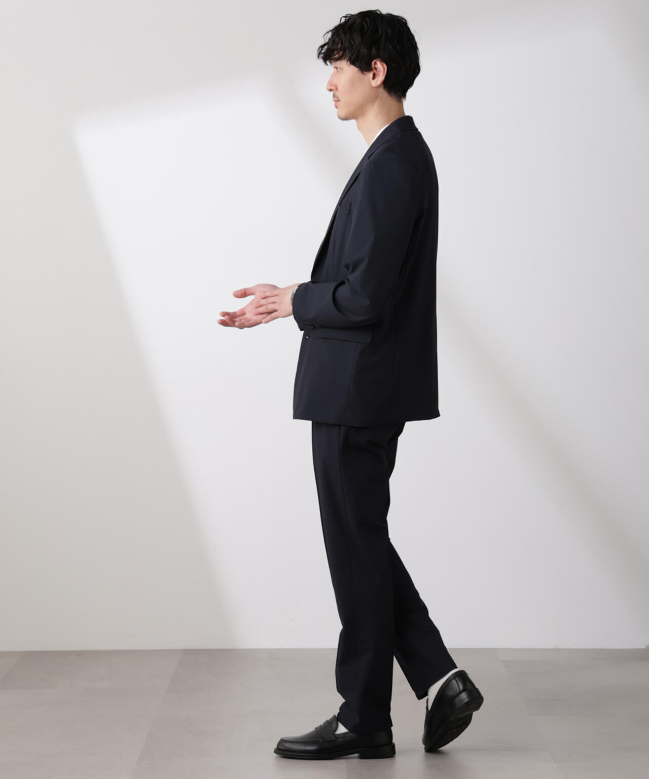 「N TROUSERS BASIC」トロピカルストレッチパンツ(セットアップ可)