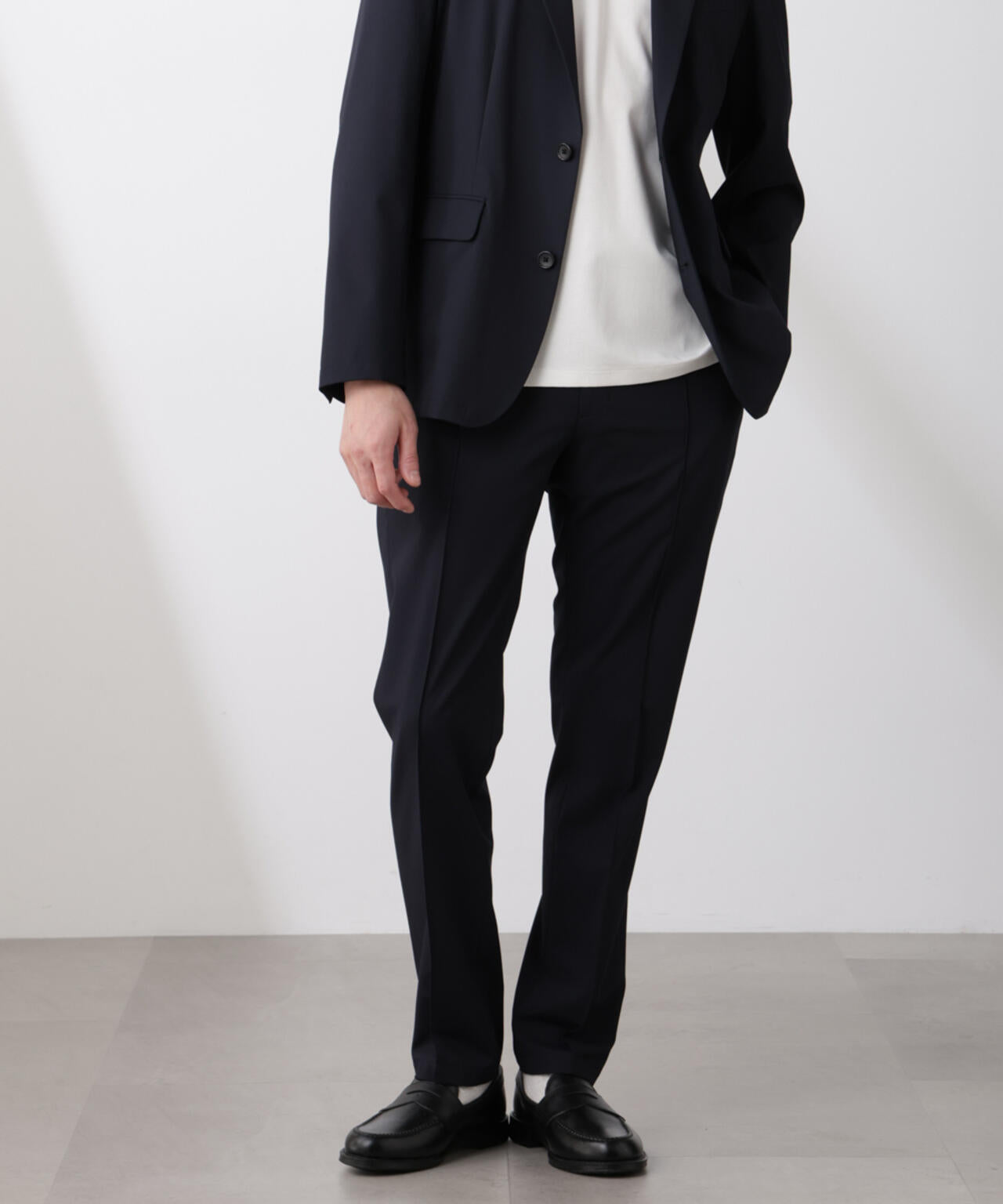 「N TROUSERS BASIC」トロピカルストレッチパンツ(セットアップ可)