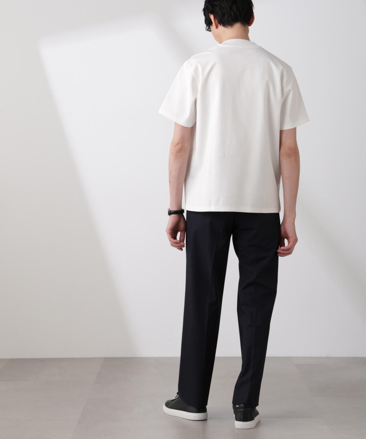 「N TROUSERS BASIC」トロピカルストレッチストレートパンツ(セットアップ可)