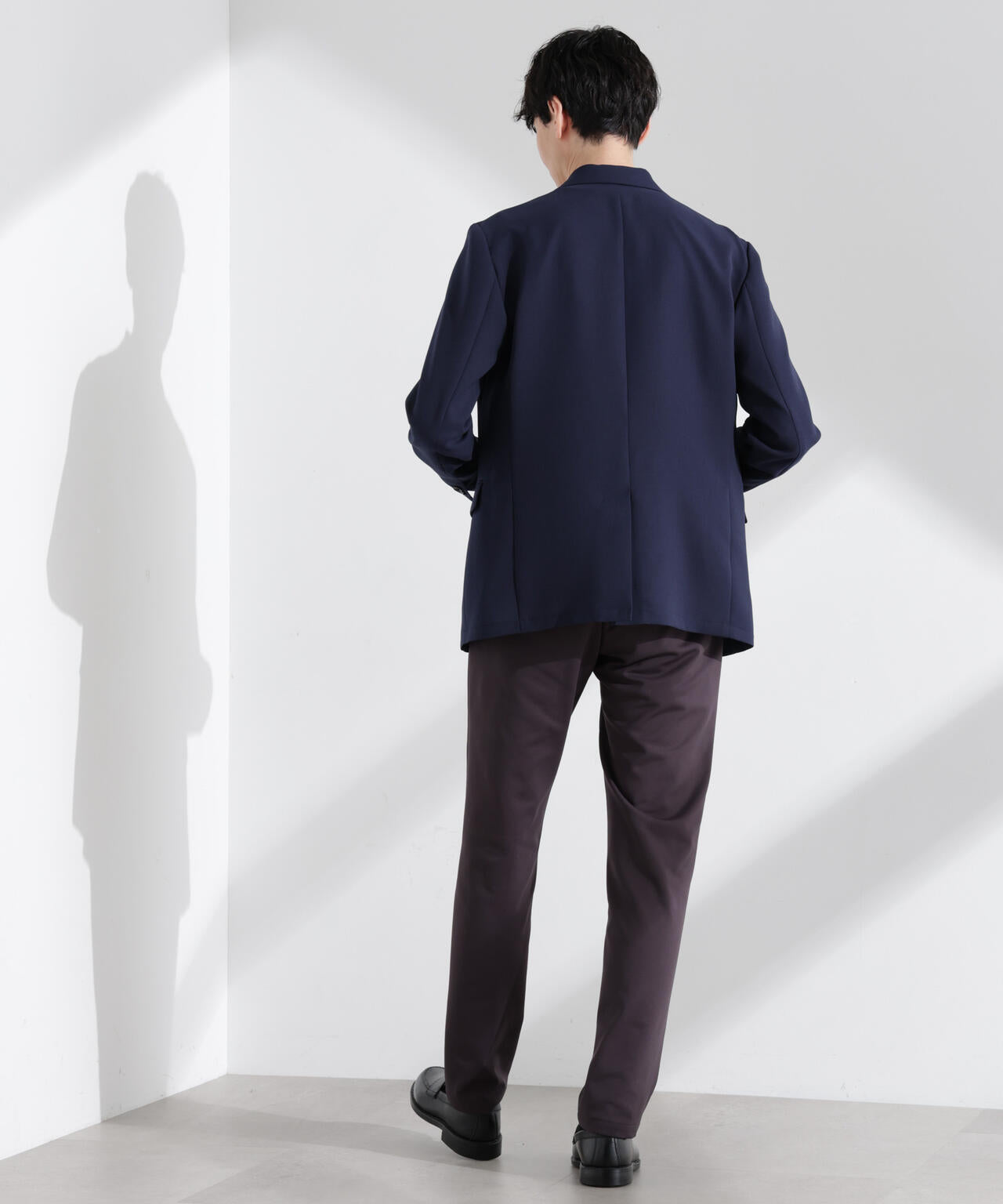「N TROUSERS BASIC」TEXBRID(R)ポンチストレッチパンツ(セットアップ可)