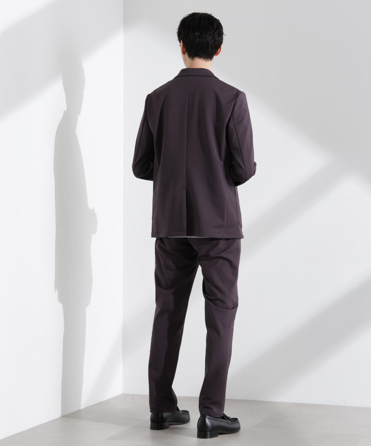 「N TROUSERS BASIC」TEXBRID(R)ポンチストレッチパンツ(セットアップ可)