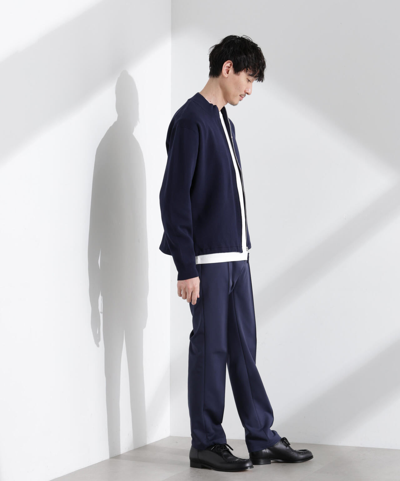「N TROUSERS BASIC」TEXBRID(R)ポンチストレッチパンツ(セットアップ可)