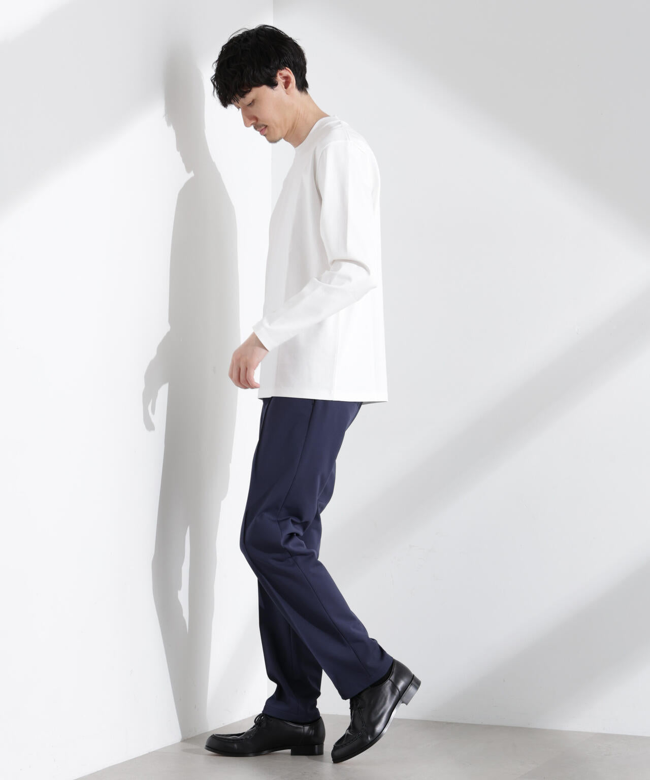 「N TROUSERS BASIC」TEXBRID(R)ポンチストレッチパンツ(セットアップ可)