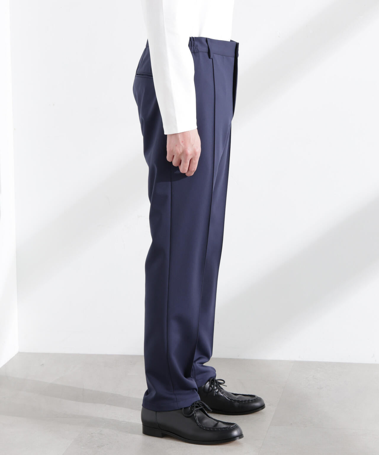 「N TROUSERS BASIC」TEXBRID(R)ポンチストレッチパンツ(セットアップ可)