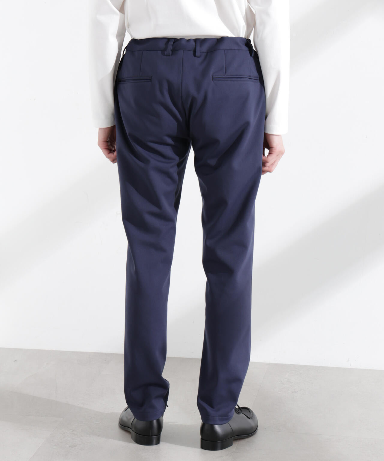 「N TROUSERS BASIC」TEXBRID(R)ポンチストレッチパンツ(セットアップ可)